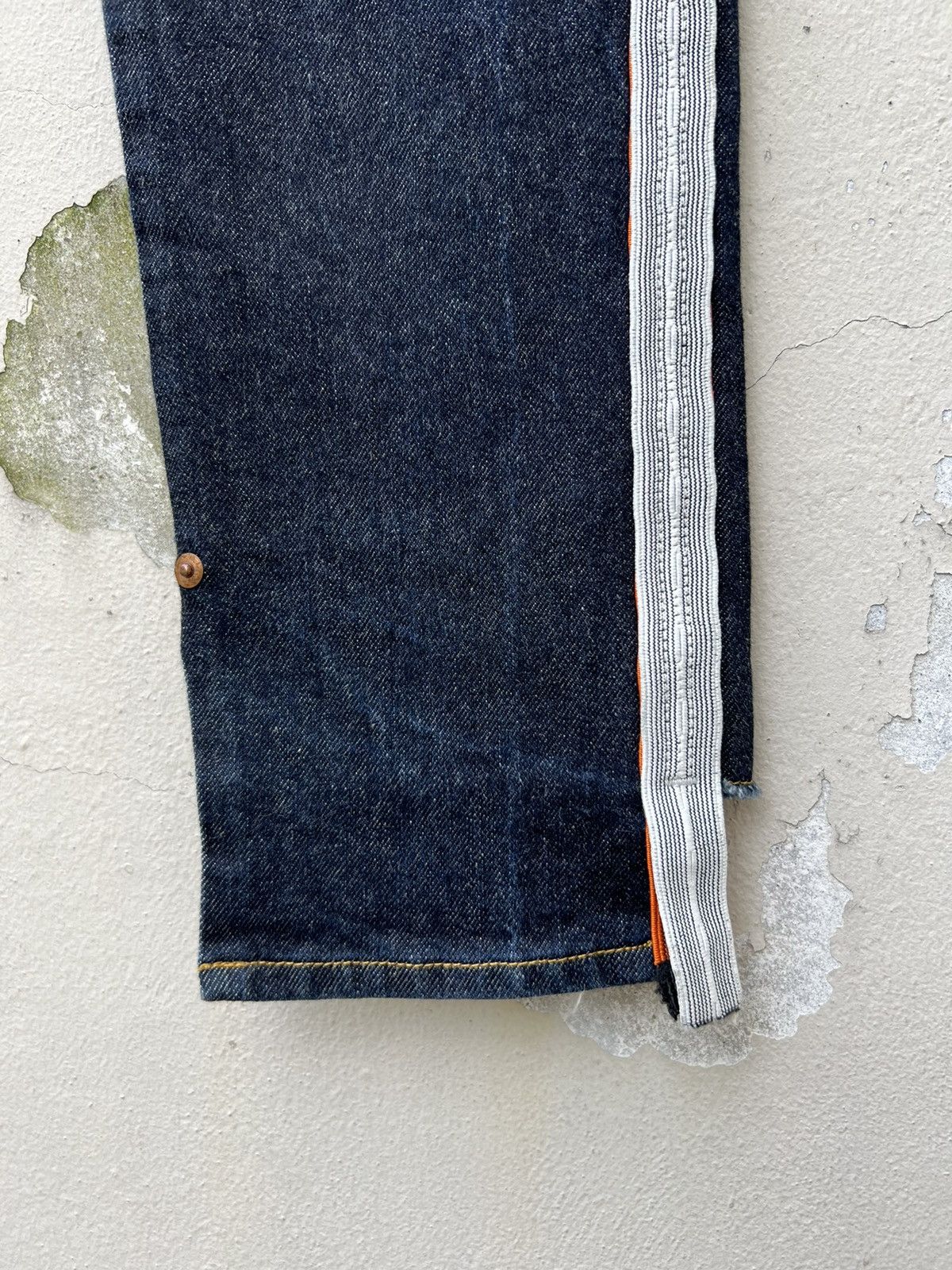 Sasquatchfabrix Sasquatchfabrix Japan Side Tape Cropped Denim Jeans Size US 32 / EU 48 - 16 Thumbnail