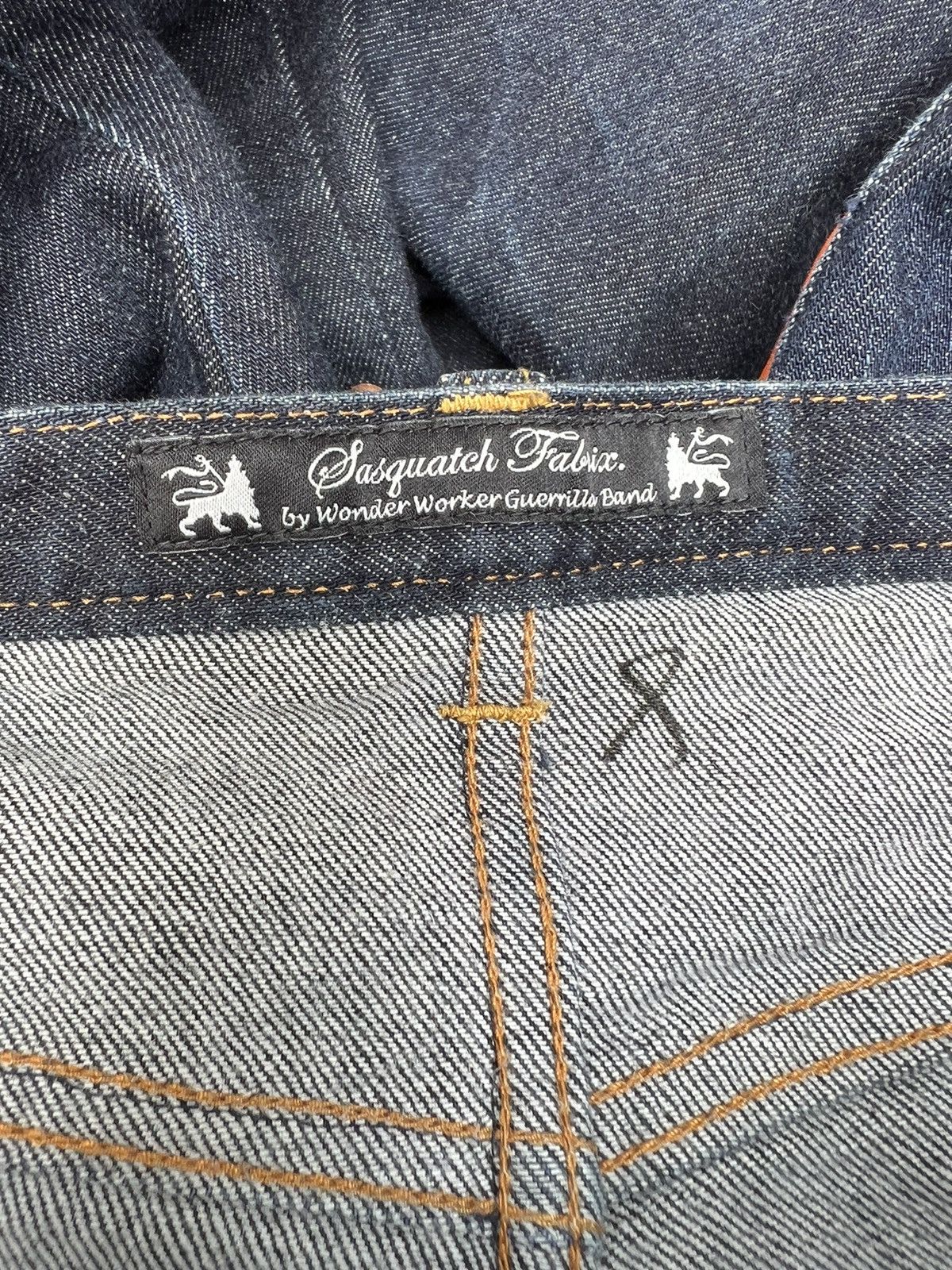 Sasquatchfabrix Sasquatchfabrix Japan Side Tape Cropped Denim Jeans Size US 32 / EU 48 - 22 Thumbnail
