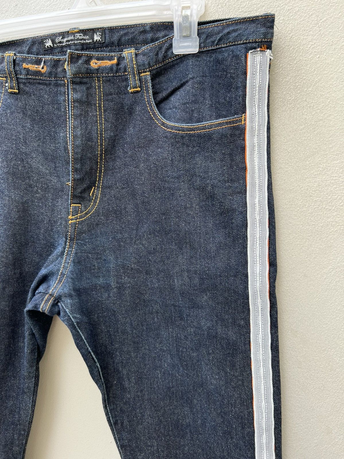 Sasquatchfabrix Sasquatchfabrix Japan Side Tape Cropped Denim Jeans Size US 32 / EU 48 - 14 Thumbnail