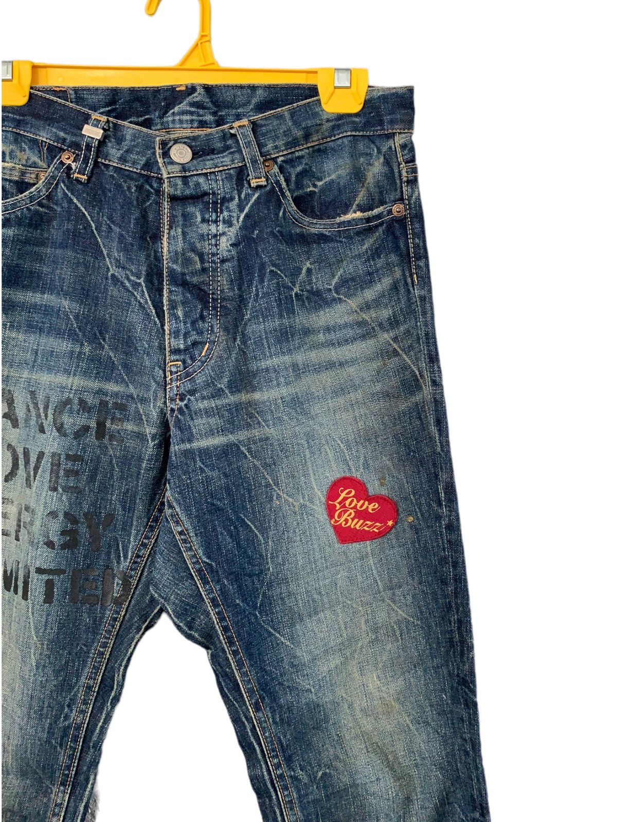 RARE HYSTERIC GLAMOUR KINKY JEANS JAPANESE BRAND DENIM