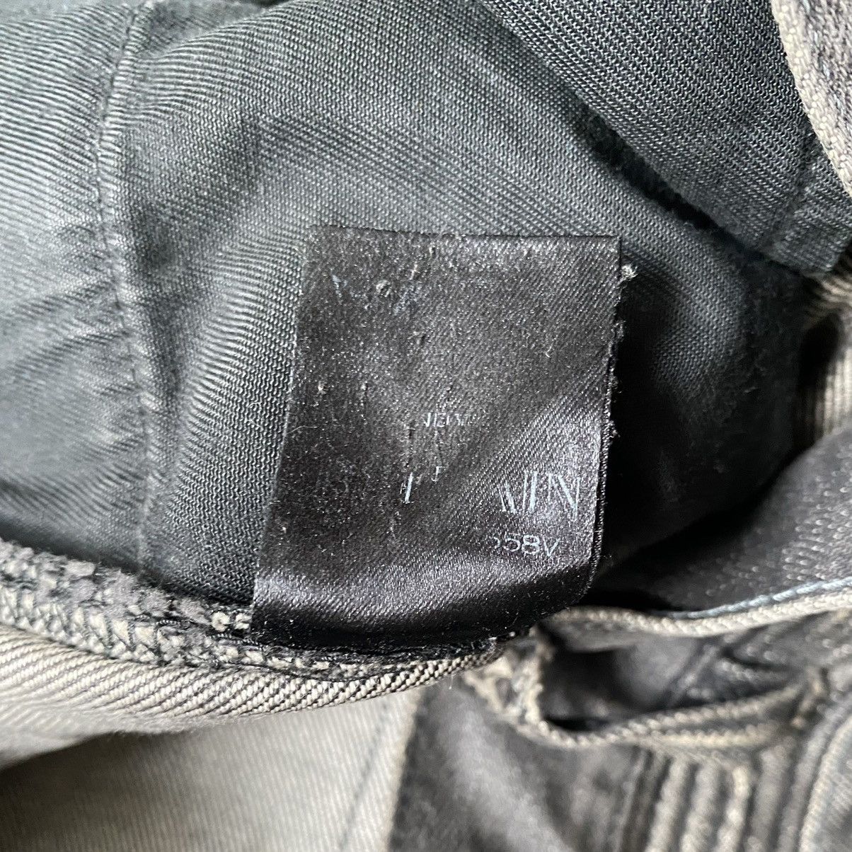 Balmain Balmain Black Wash Ripped Knee Biker Jeans Size US 31 - 9 Thumbnail