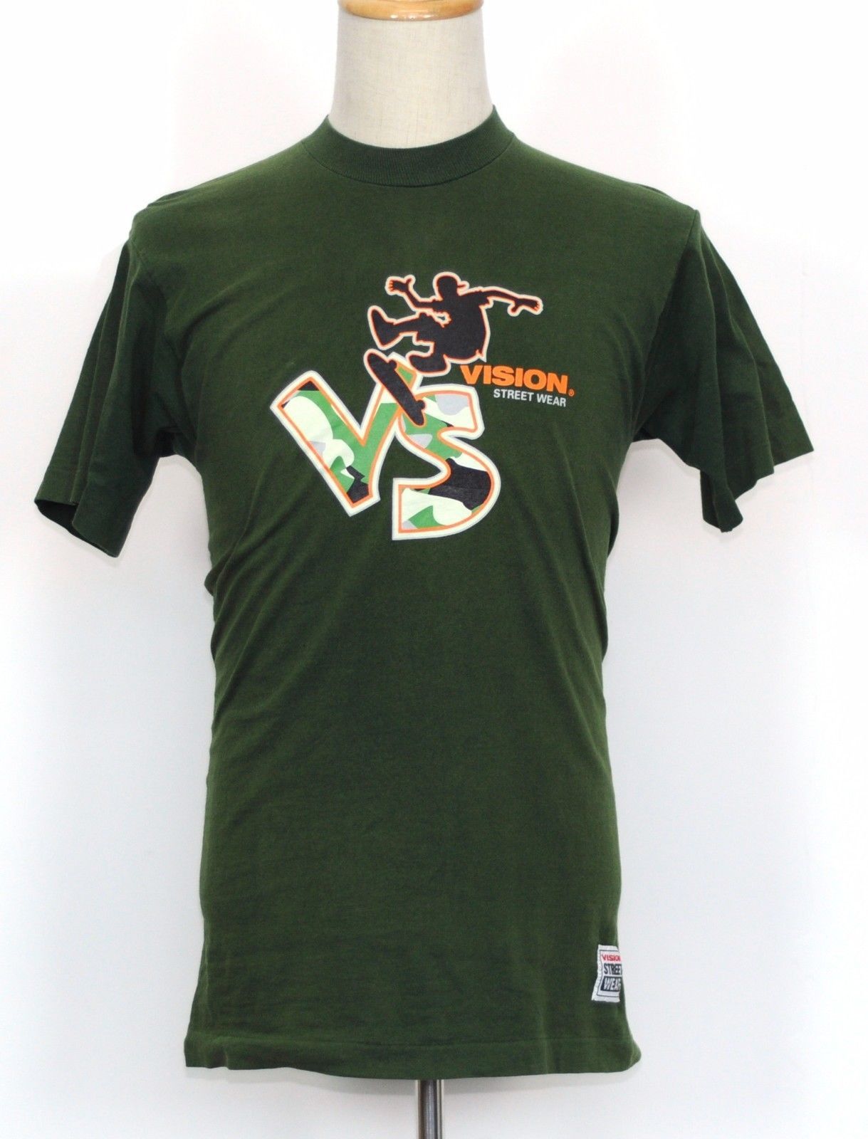 Vision Streetwear Vintage 1980s Vision Street Wear T Shirt Skate Skateboards Size US M / EU 48-50 / 2 - 1 Thumbnail
