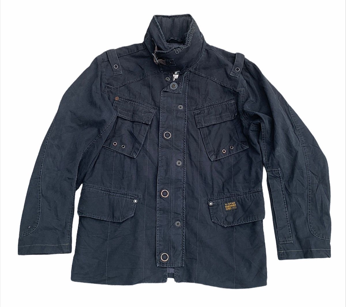 G STAR RAW BANANA SLEEVE WORK PUNK STYLE JACKET