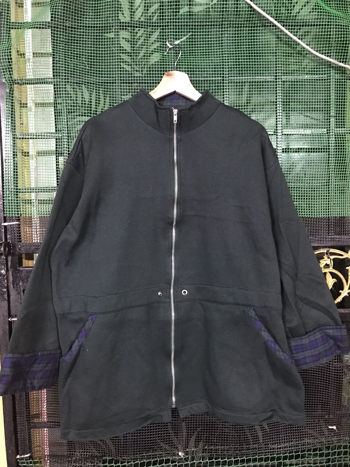 Plain Sweatshirt Fullzip