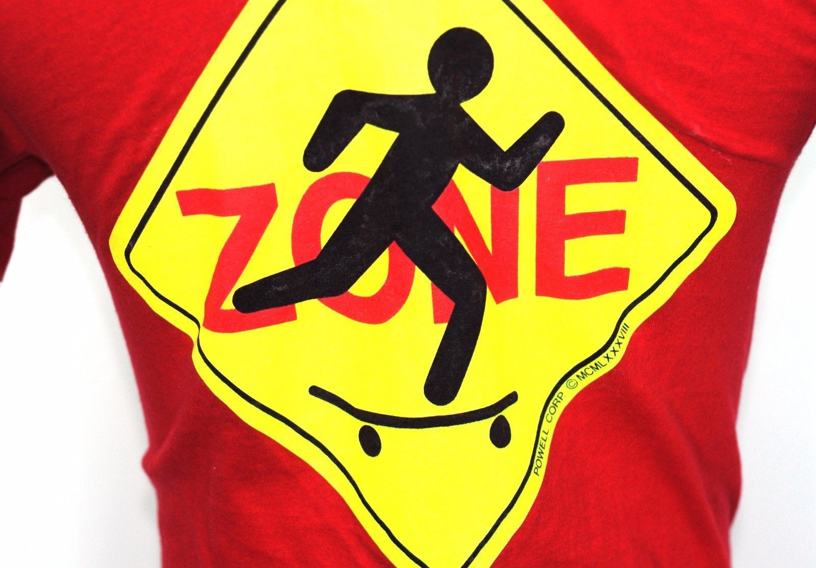 Vintage Vintage Powell Peralta t shirt vtg 80s skateboard Zone Size US M / EU 48-50 / 2 - 6 Thumbnail