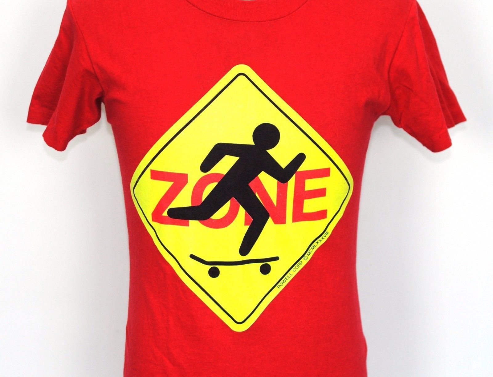 Vintage Vintage Powell Peralta t shirt vtg 80s skateboard Zone Size US M / EU 48-50 / 2 - 2 Thumbnail