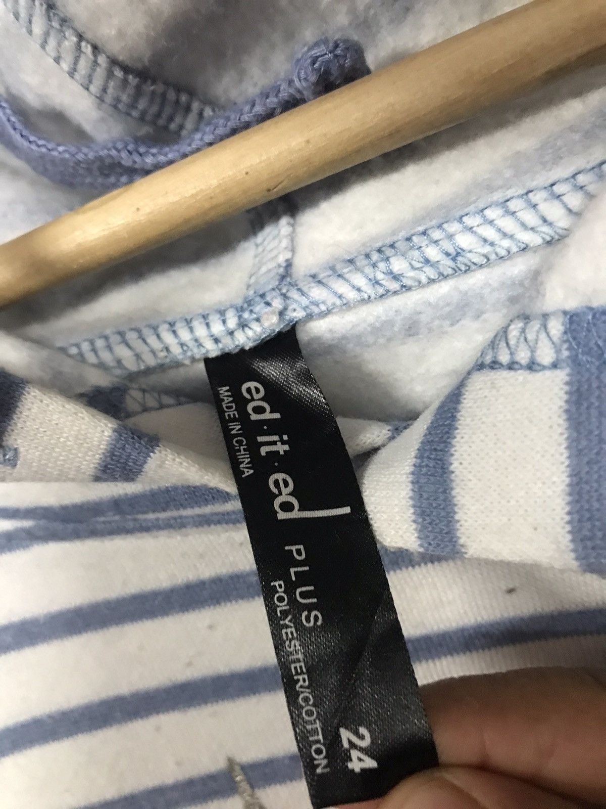 The Unbranded Brand Paris Stripe Hoodie Pullover Size US XL / EU 56 / 4 - 4 Thumbnail