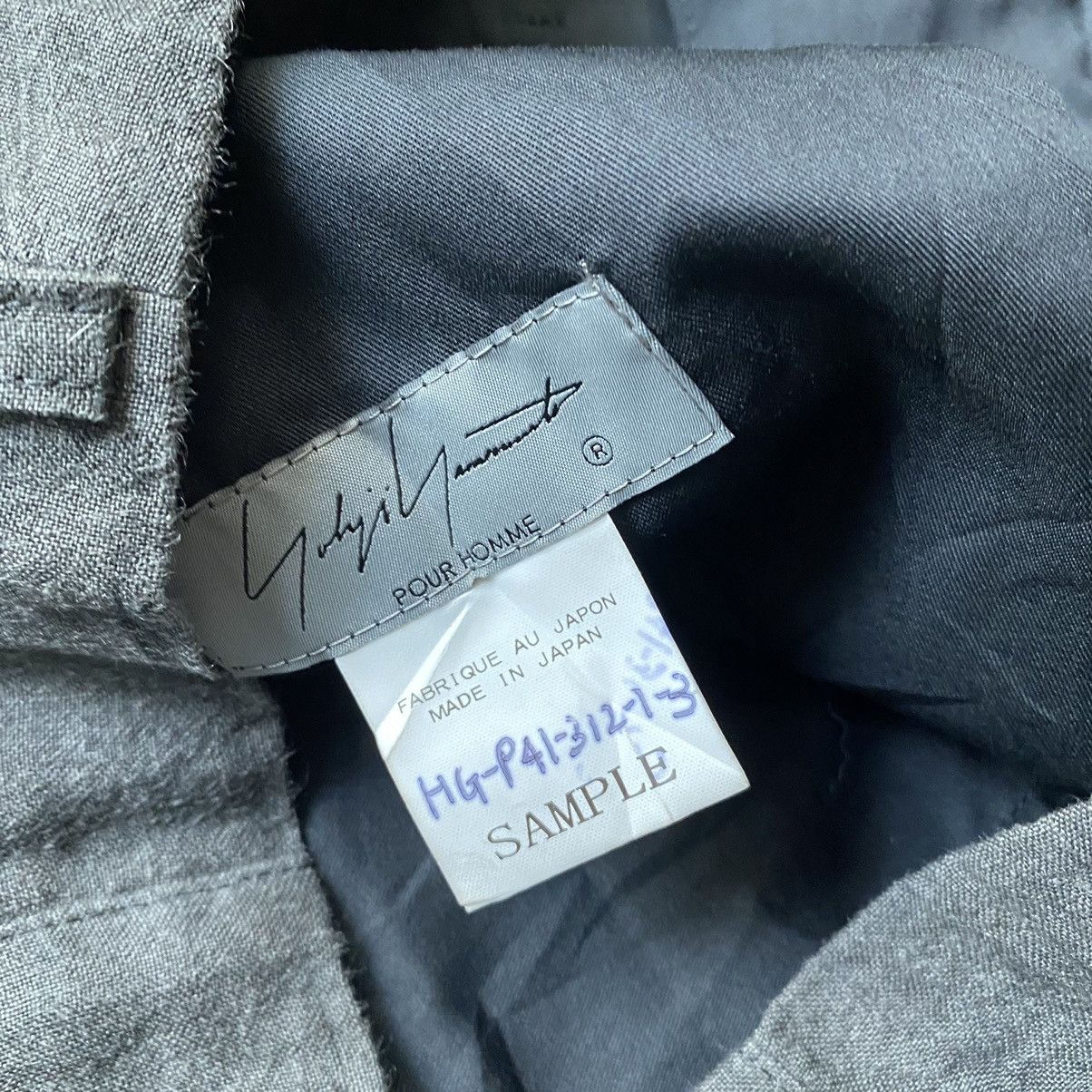 Yohji Yamamoto Sample SS22 Linen Ink Dye Zip Cuffs Zip Pants Size US 33 - 5 Thumbnail