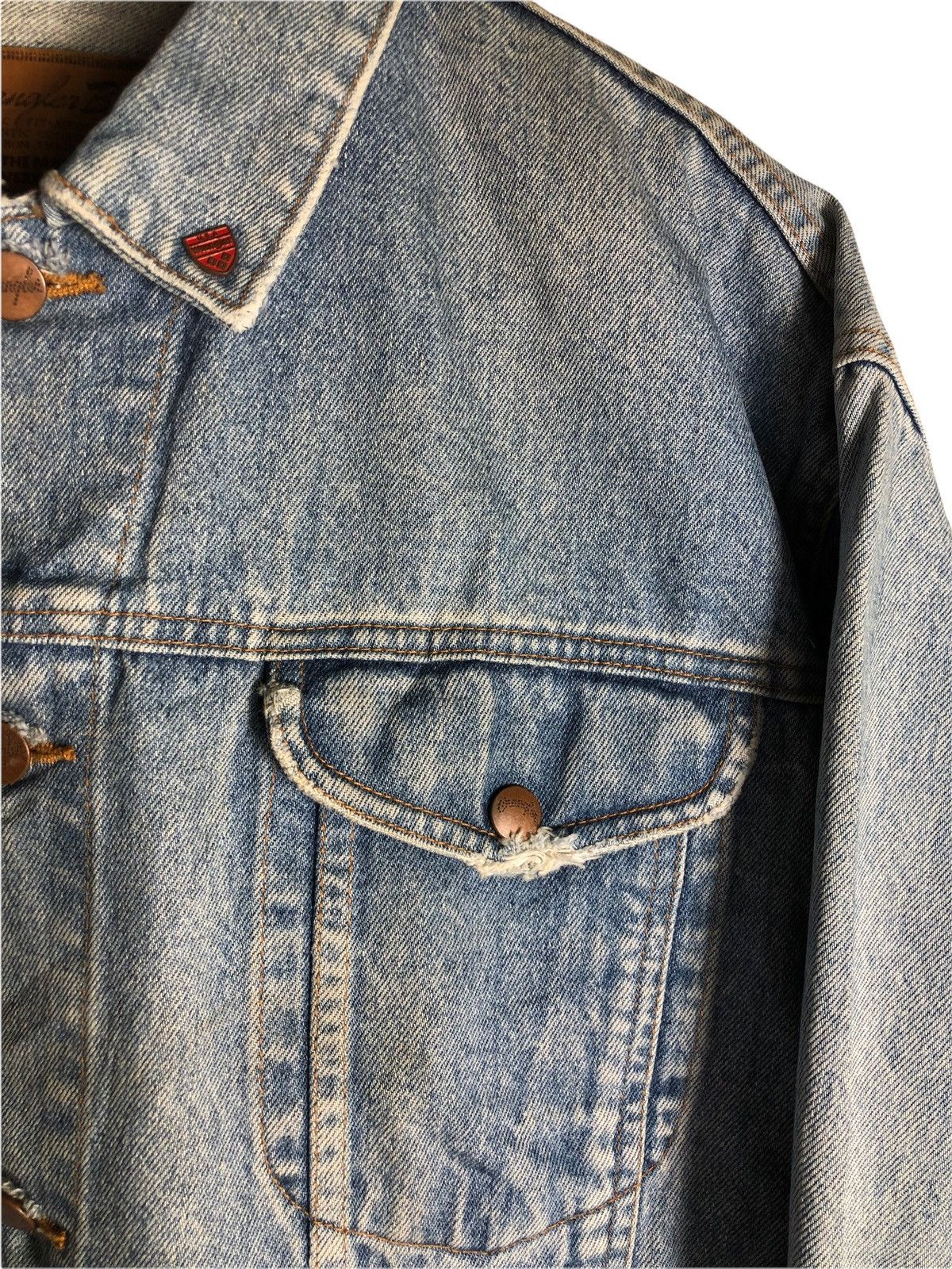Vintage × Wrangler Vintage Wrangler denime button Jacket Size US L / EU 52-54 / 3 - 7 Thumbnail