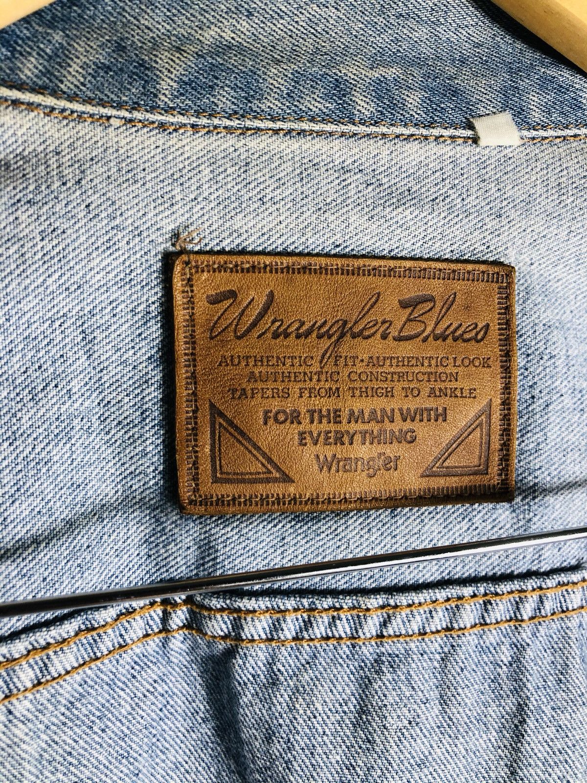 Vintage × Wrangler Vintage Wrangler denime button Jacket Size US L / EU 52-54 / 3 - 10 Thumbnail