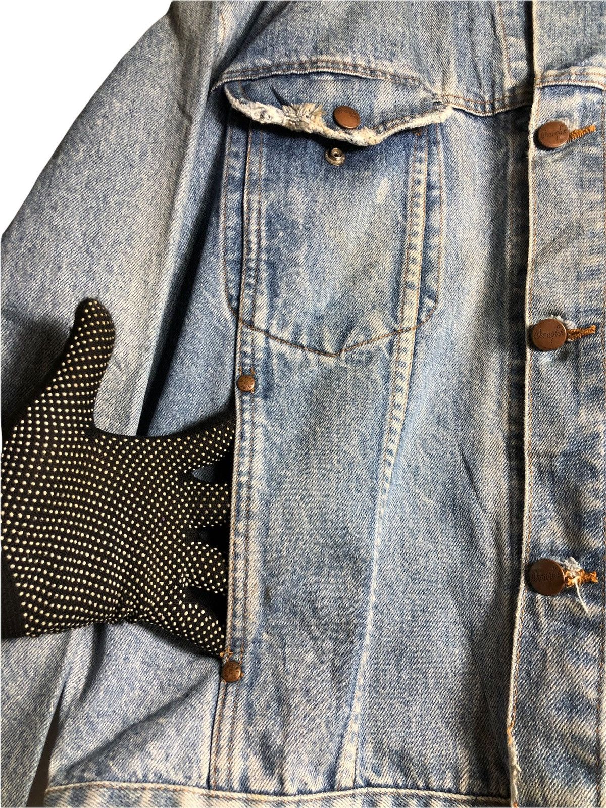 Vintage × Wrangler Vintage Wrangler denime button Jacket Size US L / EU 52-54 / 3 - 6 Thumbnail