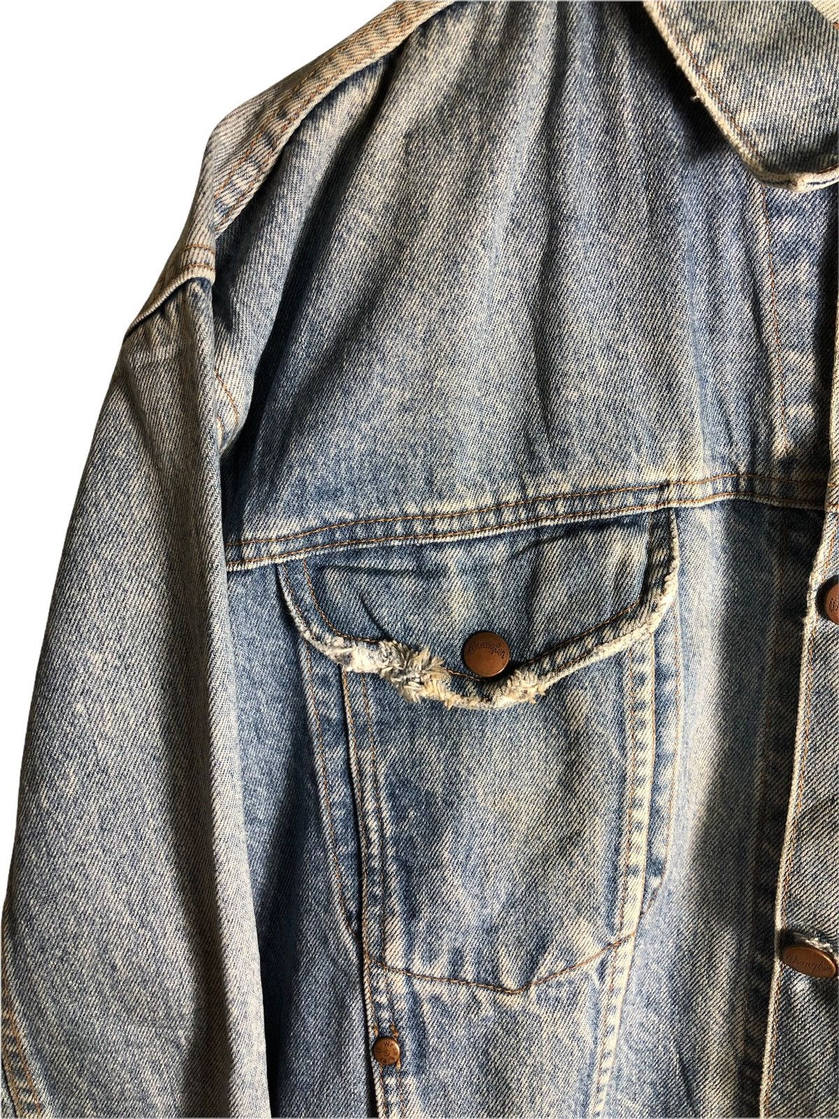 Vintage × Wrangler Vintage Wrangler denime button Jacket Size US L / EU 52-54 / 3 - 8 Thumbnail