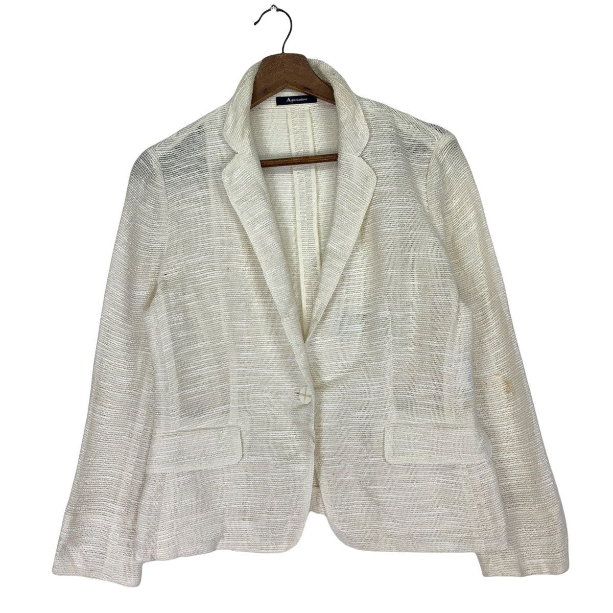 Aquascutum Aquascutum London Silk Blazer Coat Size US S / EU 44-46 / 1 - 1 Thumbnail