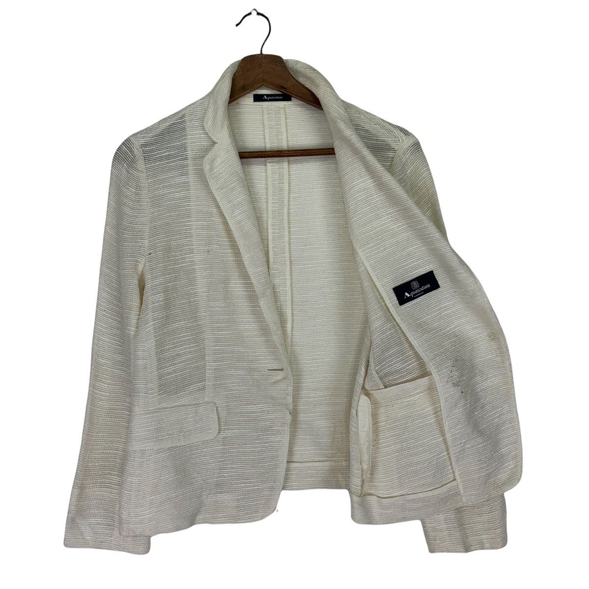 Aquascutum Aquascutum London Silk Blazer Coat Size US S / EU 44-46 / 1 - 4 Thumbnail