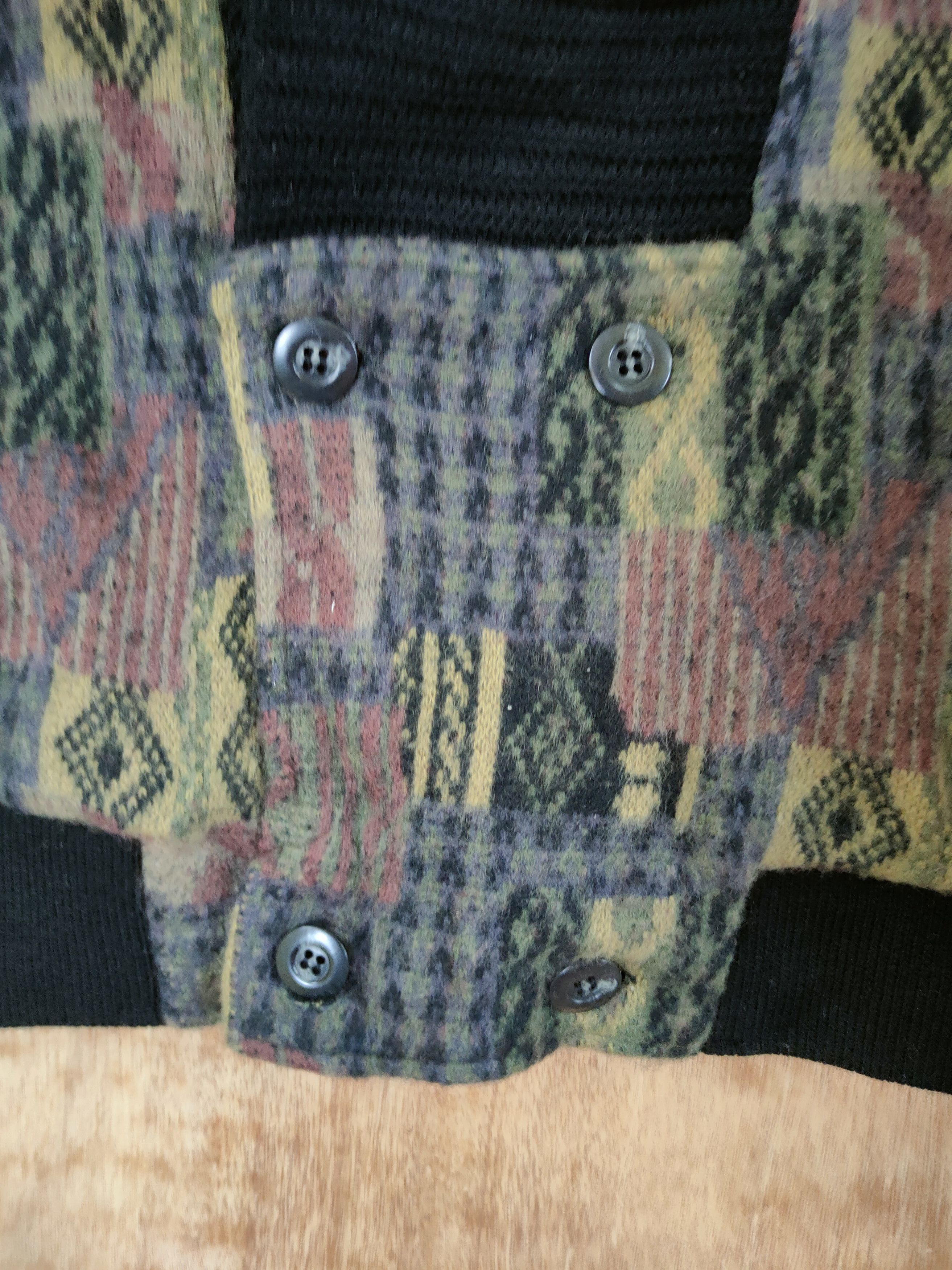 Japanese Brand DLL S.T City cardigan knitwear japan art #46-473 Size US M / EU 48-50 / 2 - 4 Thumbnail