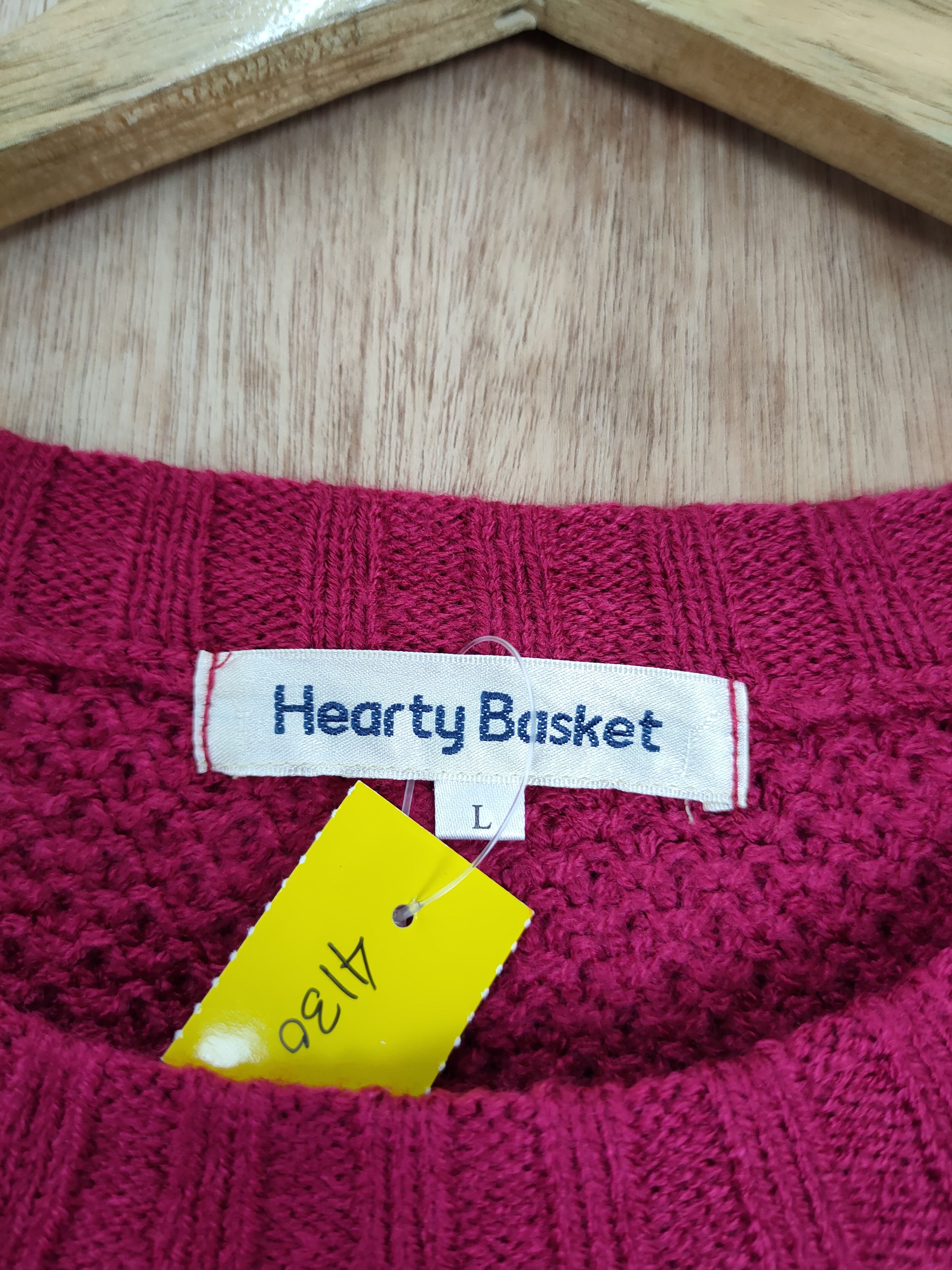 Homespun Knitwear Hearty Basket knitwear sweatshirt japan #4130 Size L / US 10 / IT 46 - 4 Thumbnail