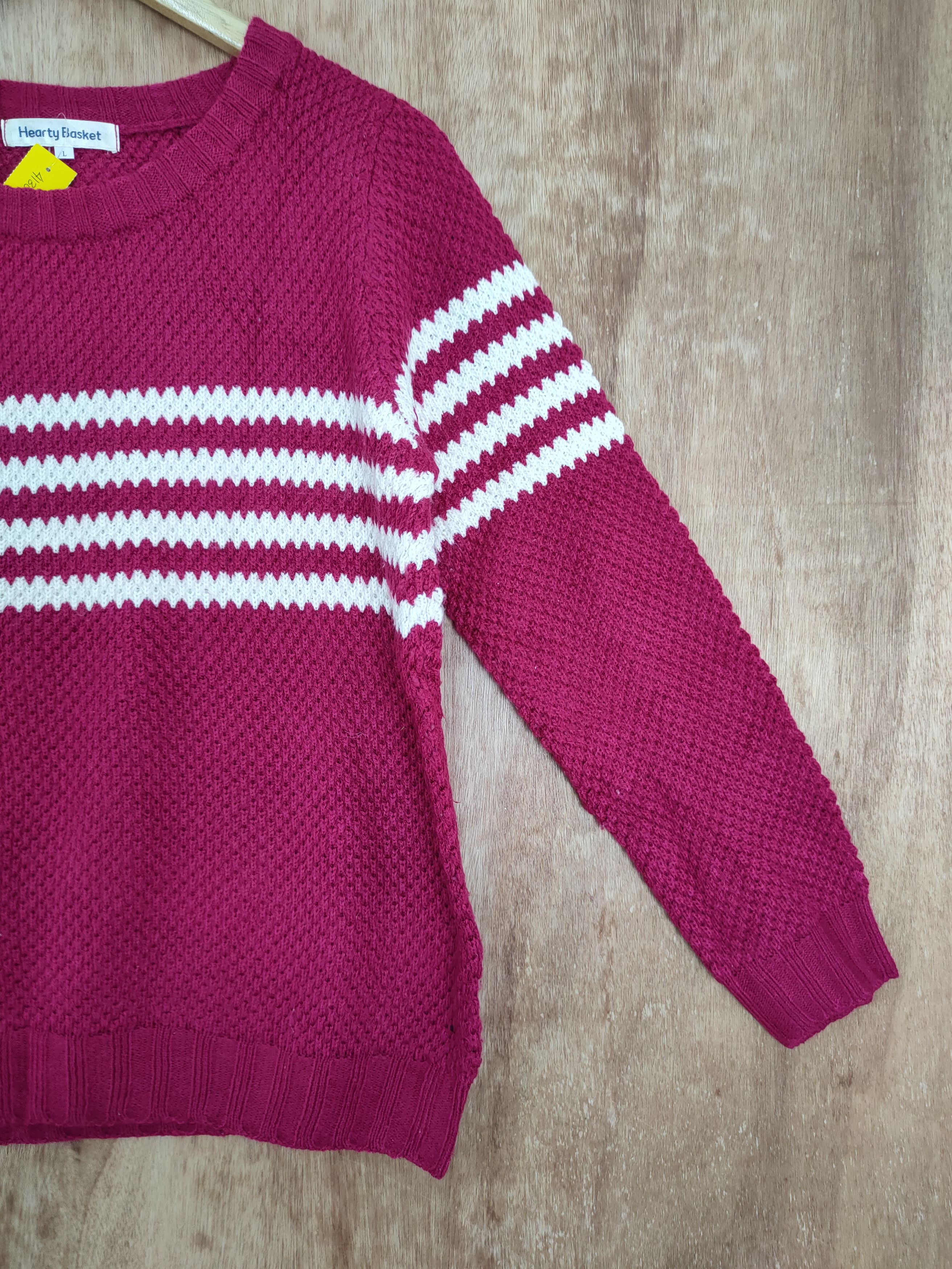 Homespun Knitwear Hearty Basket knitwear sweatshirt japan #4130 Size L / US 10 / IT 46 - 3 Thumbnail