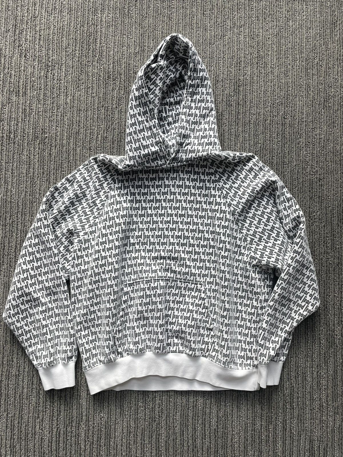 Fear of god store monogram hoodie