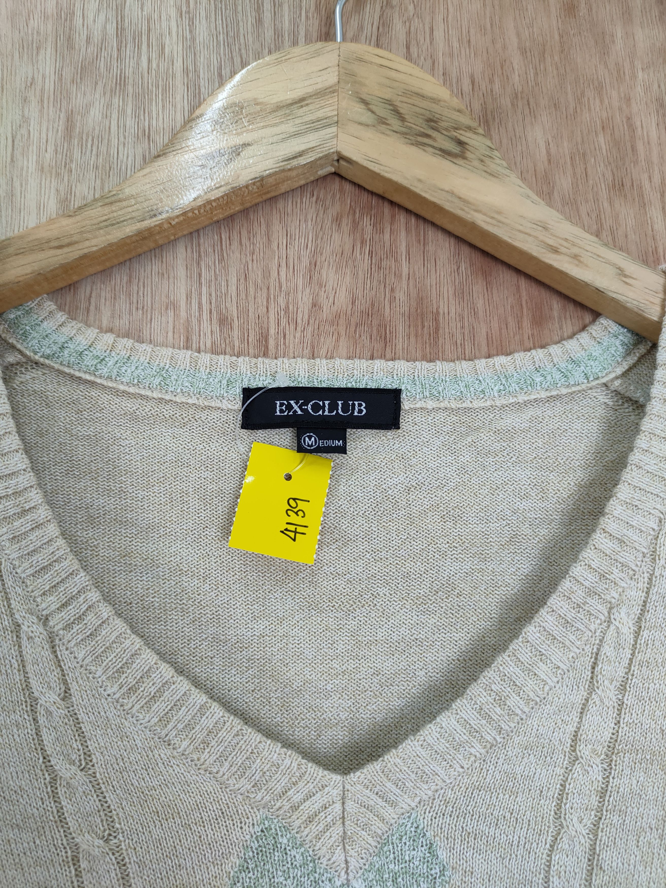 Japanese Brand Ex Club knitwear japan navajo vintage #4139 Size US M / EU 48-50 / 2 - 4 Thumbnail
