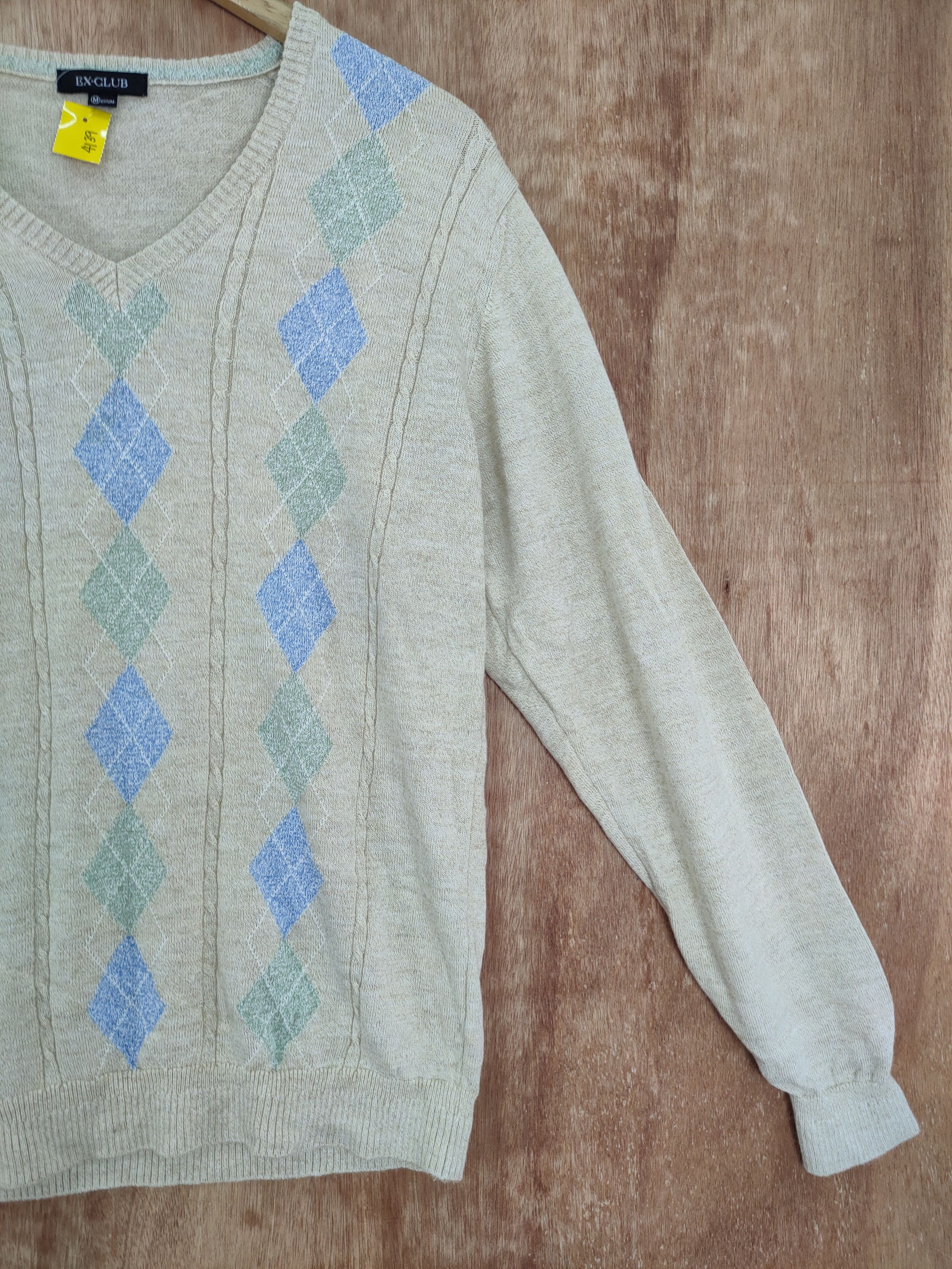 Japanese Brand Ex Club knitwear japan navajo vintage #4139 Size US M / EU 48-50 / 2 - 3 Thumbnail