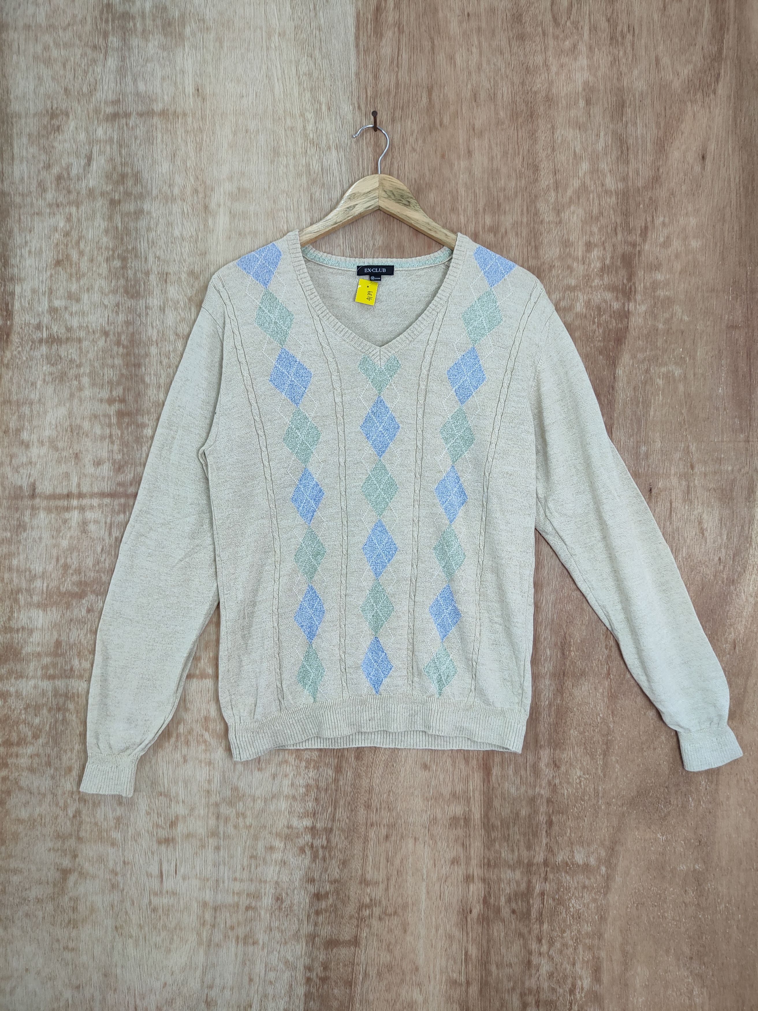 Japanese Brand Ex Club knitwear japan navajo vintage #4139 Size US M / EU 48-50 / 2 - 1 Thumbnail