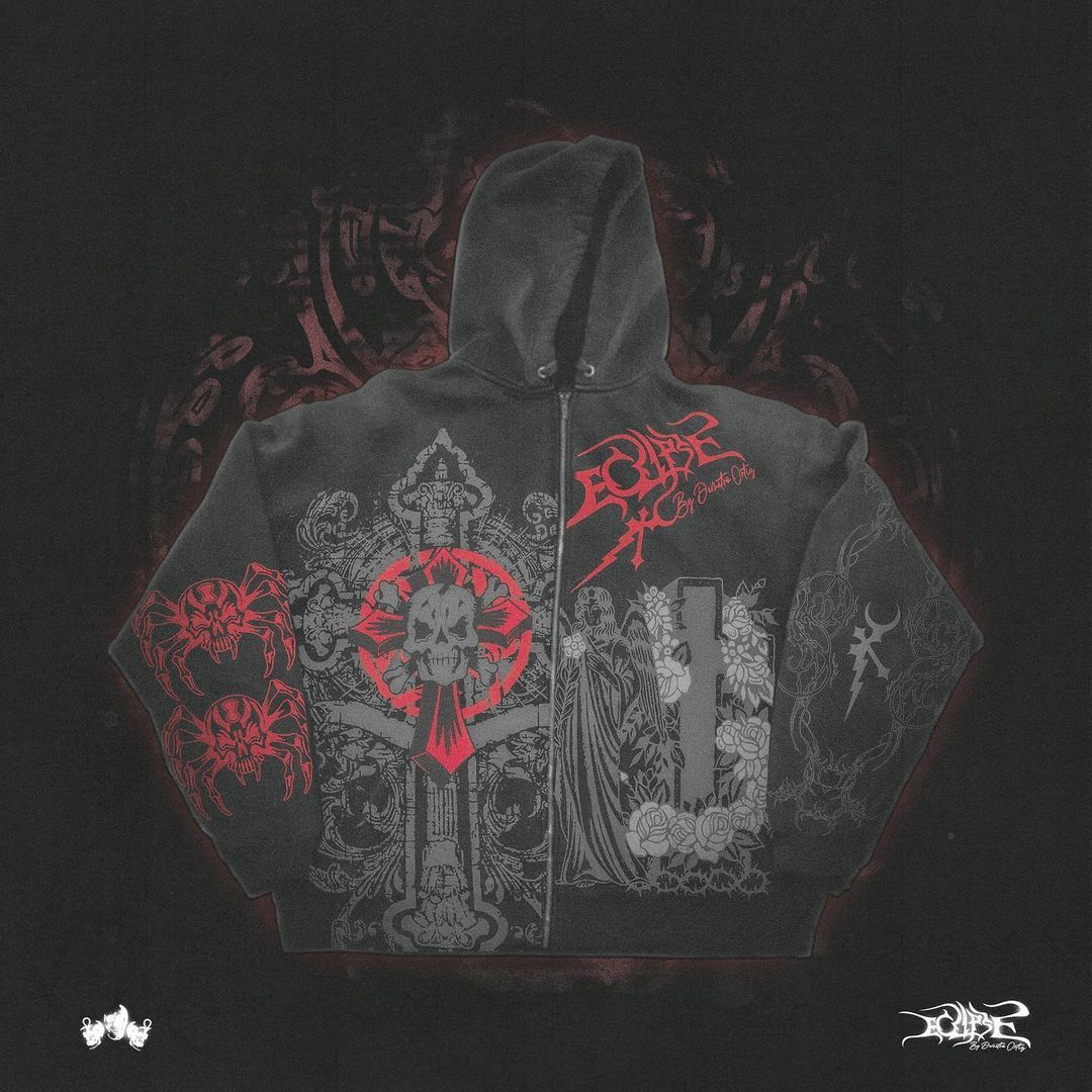 Eternal @eternal_artwear Skull Embroidery Zip-Hoodie SS22 Size US XL / EU 56 / 4 - 1 Thumbnail