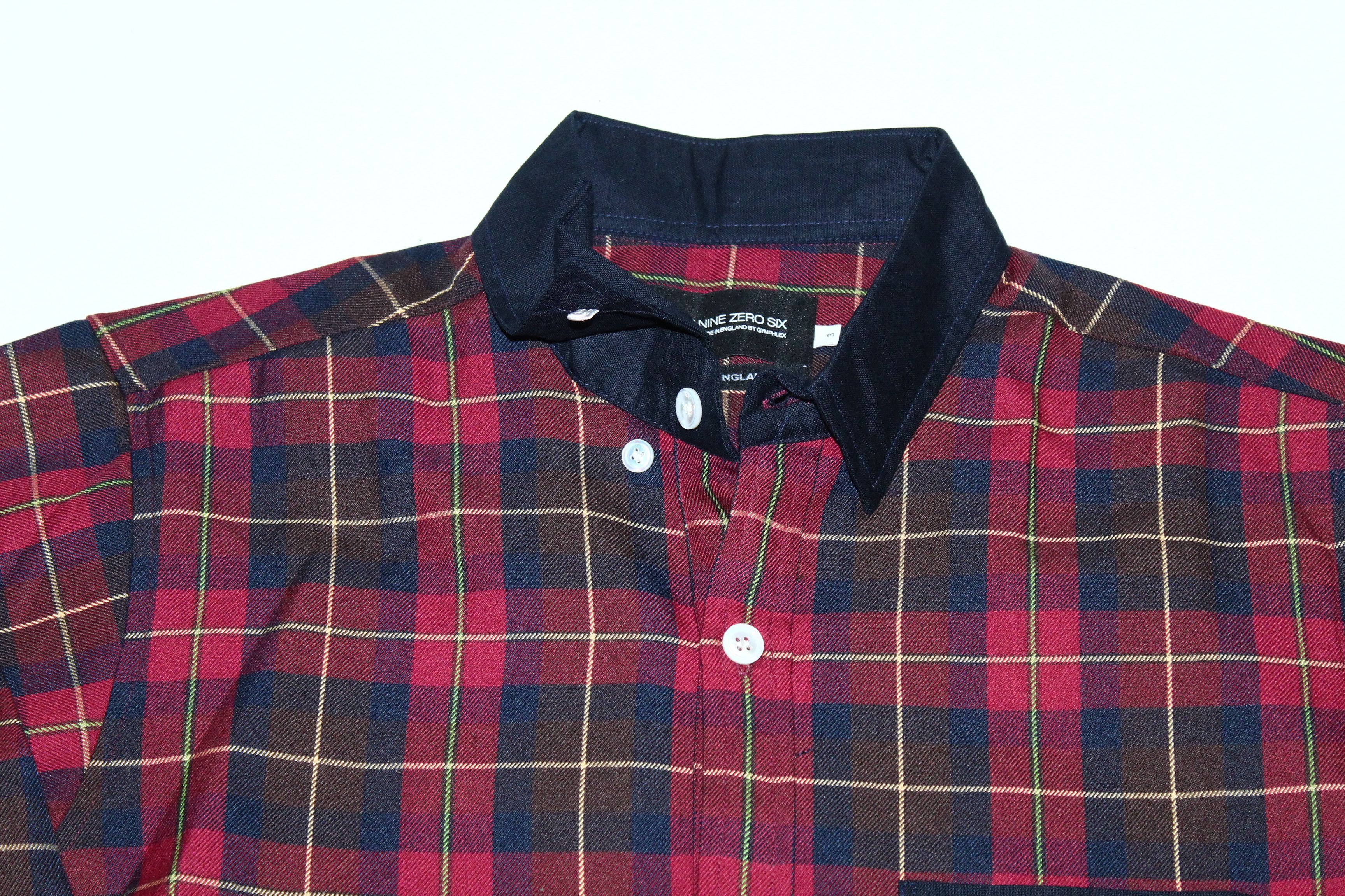 Griffin One Nine Zero Six by Gymphlex x Griffin Tartan Casual Shirt Size US M / EU 48-50 / 2 - 3 Thumbnail