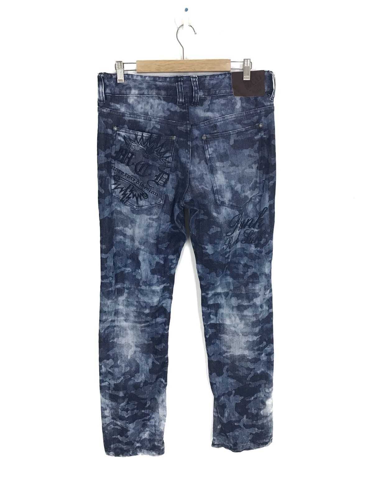 Seditionaries Japanese Brand MCD Punk Rock Surf Bleach Jeans Size US 34 / EU 50 - 9 Thumbnail