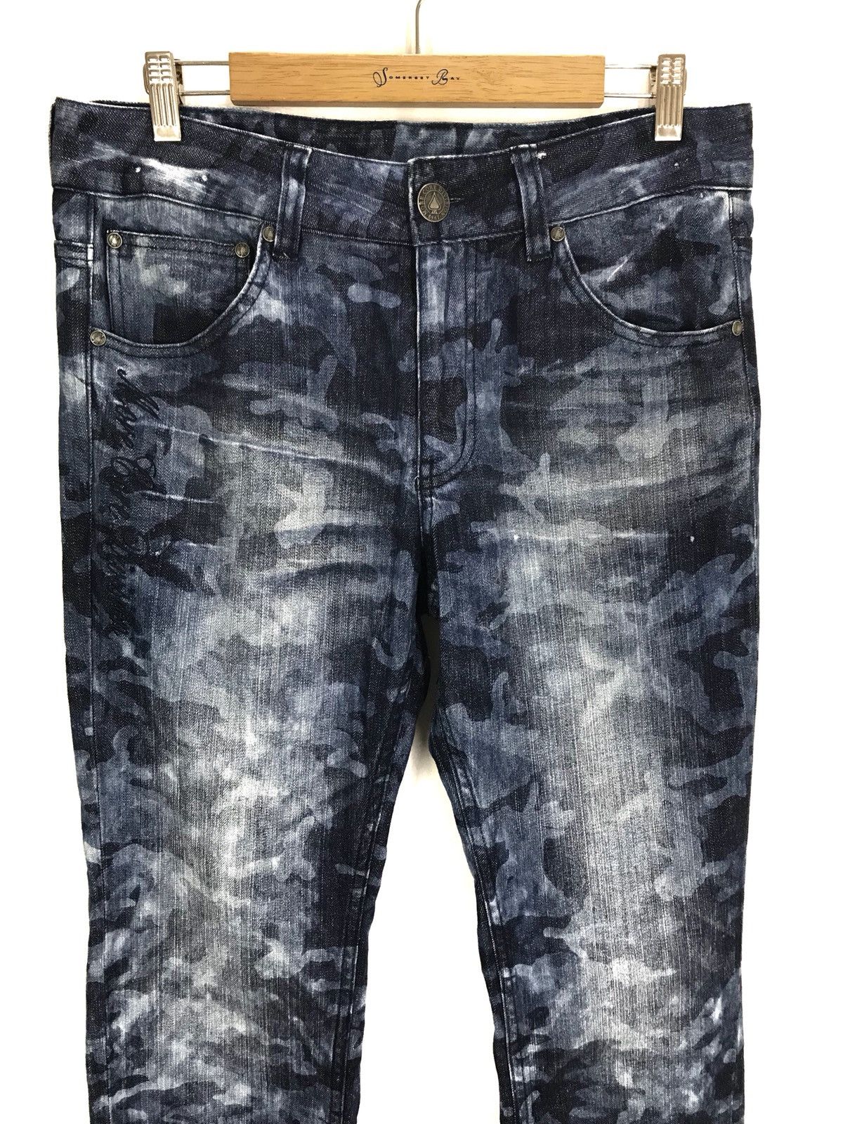Seditionaries Japanese Brand MCD Punk Rock Surf Bleach Jeans Size US 34 / EU 50 - 2 Thumbnail