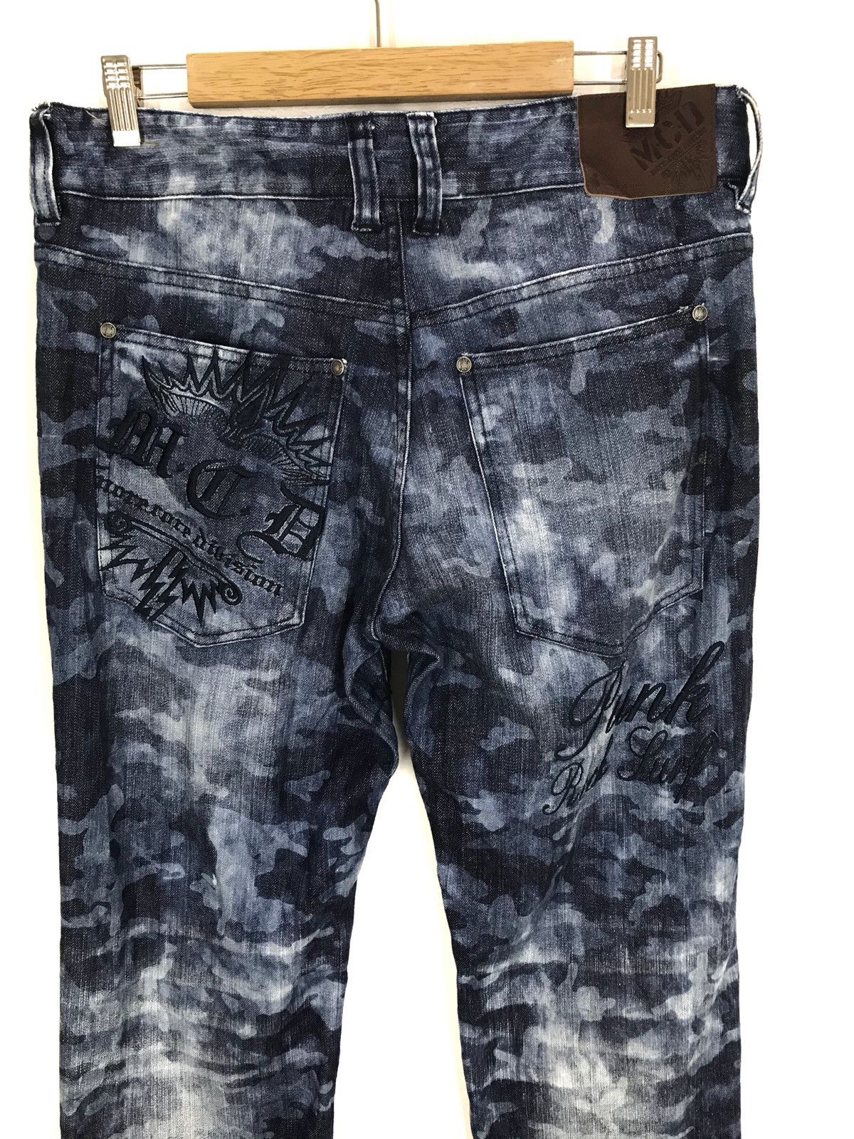 Seditionaries Japanese Brand MCD Punk Rock Surf Bleach Jeans Size US 34 / EU 50 - 10 Thumbnail