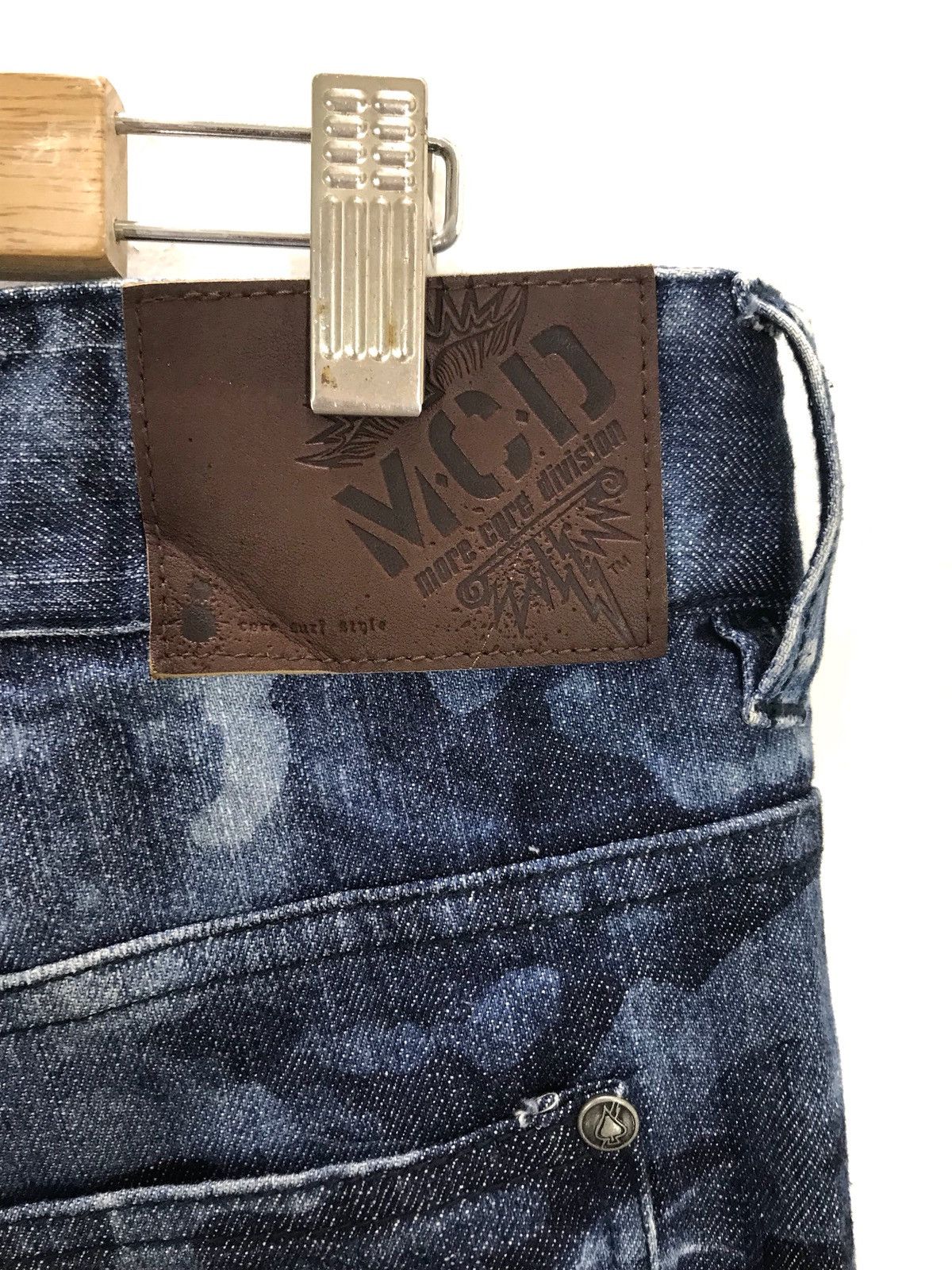 Seditionaries Japanese Brand MCD Punk Rock Surf Bleach Jeans Size US 34 / EU 50 - 15 Thumbnail