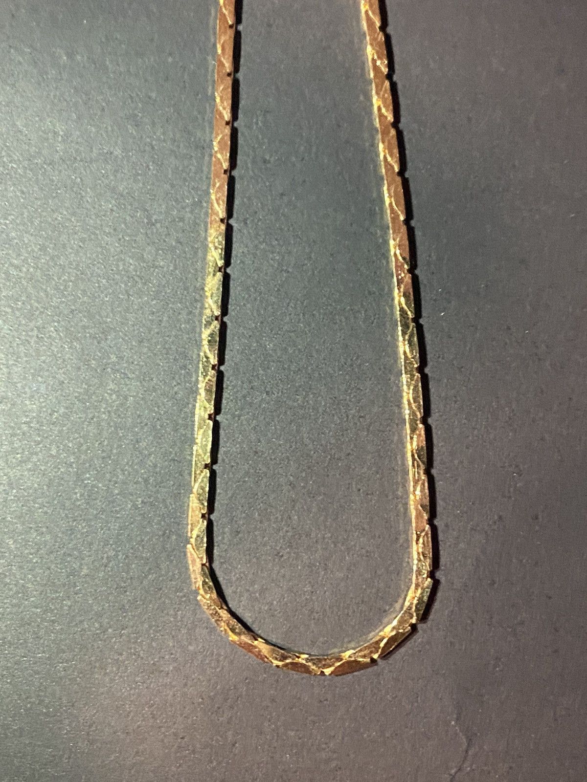 Saint Laurent Paris Rectangle Tube-Chain Metal Necklace Size ONE SIZE - 5 Thumbnail