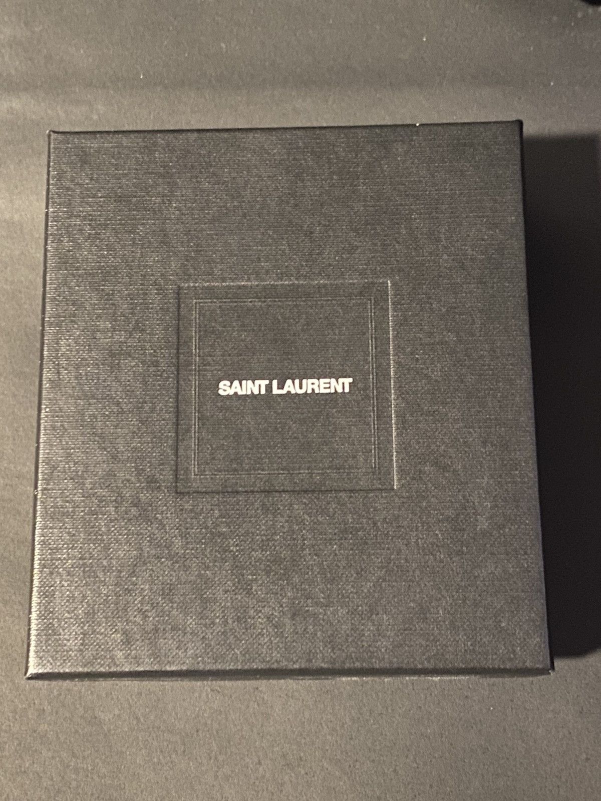 Saint Laurent Paris Rectangle Tube-Chain Metal Necklace Size ONE SIZE - 7 Thumbnail