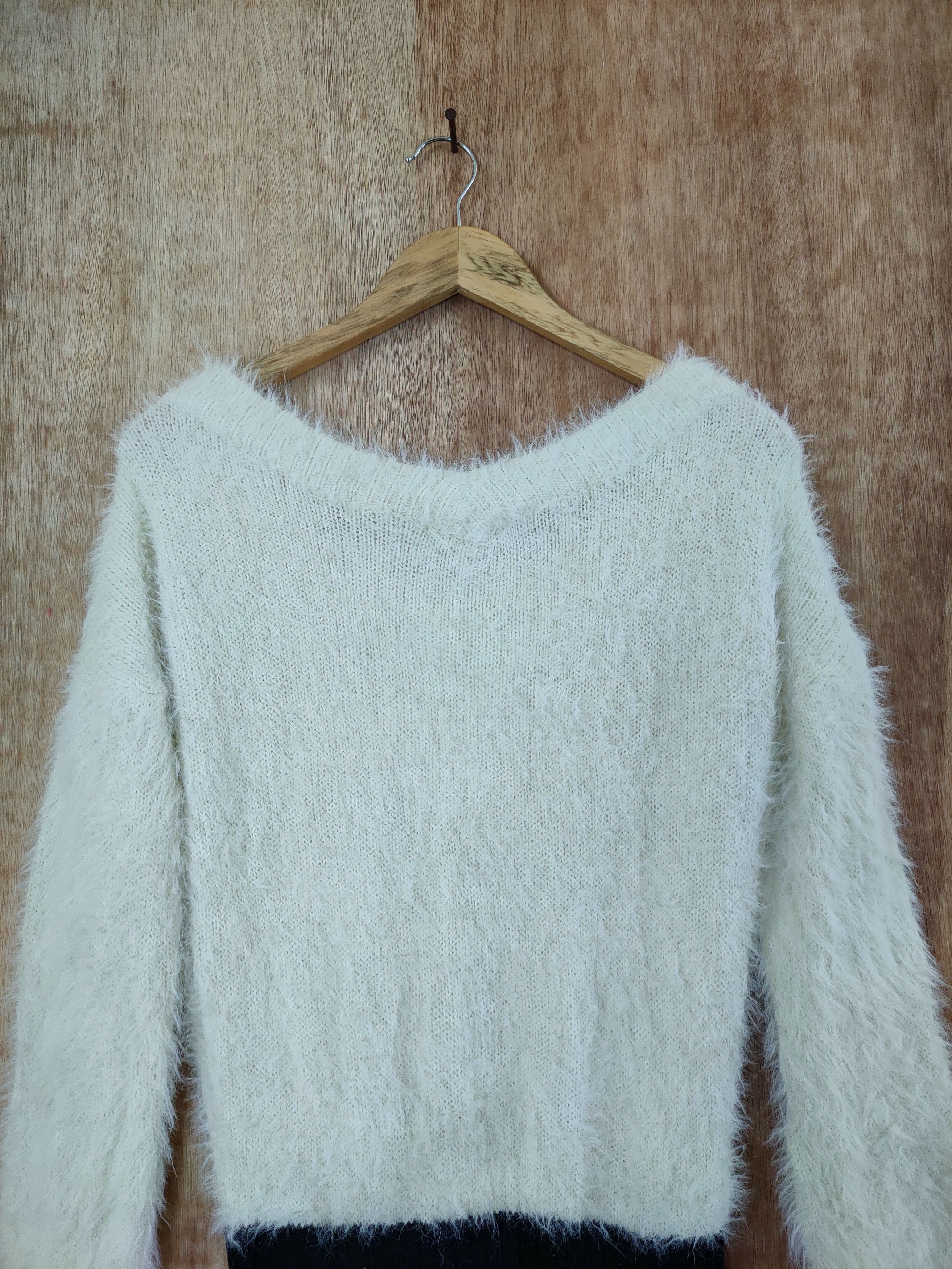 Aran Isles Knitwear DL Cecil Mc Bee soft fur mohair shaggy knitwear #46-576 Size M / US 6-8 / IT 42-44 - 10 Thumbnail