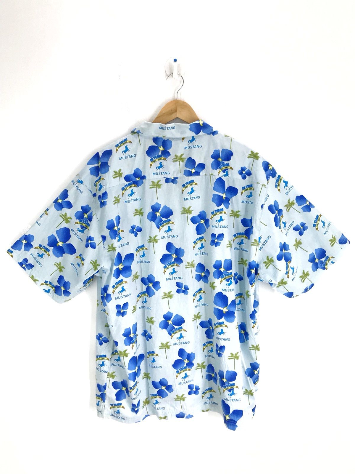 Mustang Vintage Mustang Hawaiian Shirt Size US XL / EU 56 / 4 - 6 Thumbnail