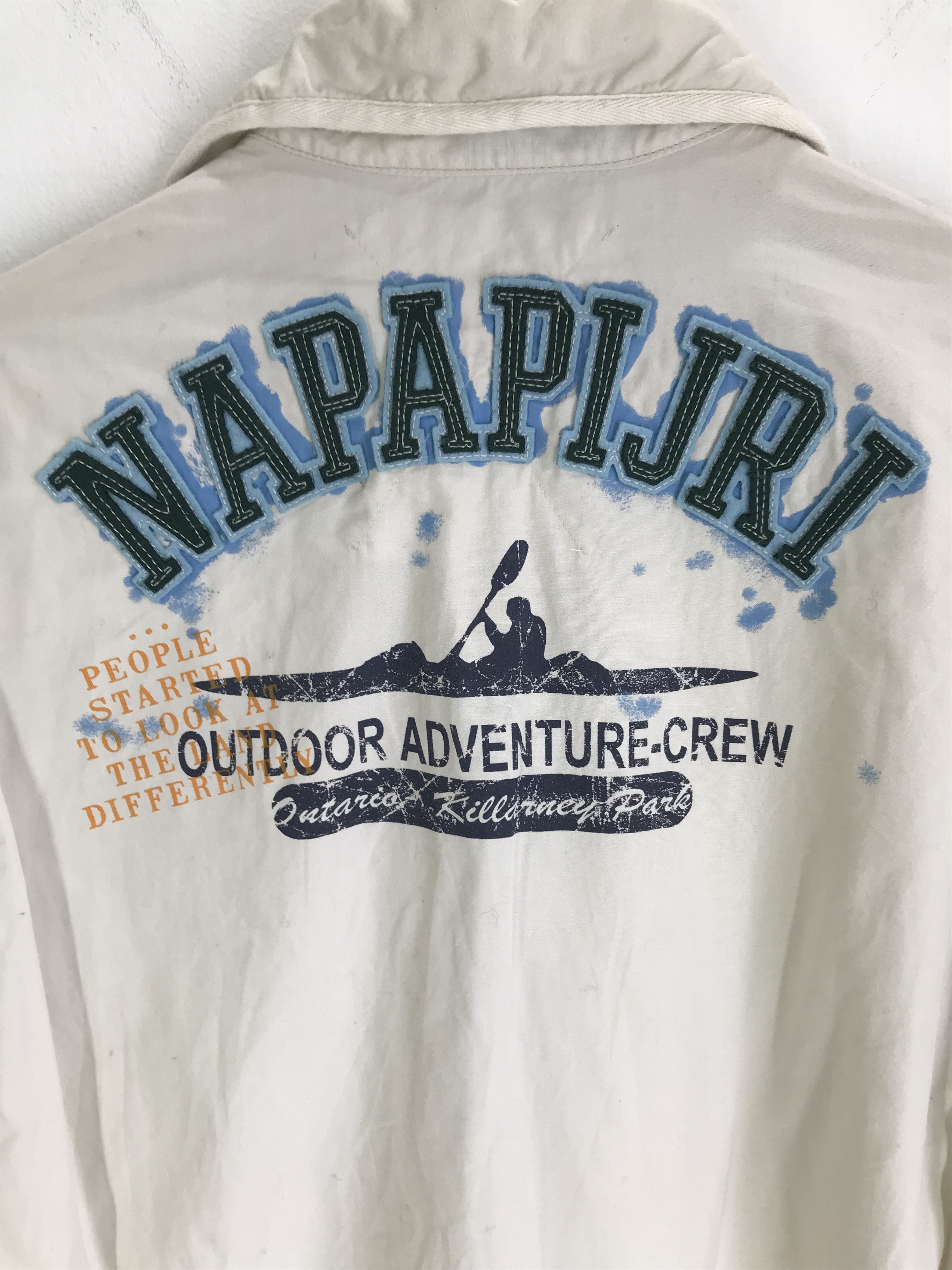Napapijri NAPAPIJRI Geographic Double Pocket Button Down Shirt Size US M / EU 48-50 / 2 - 2 Thumbnail