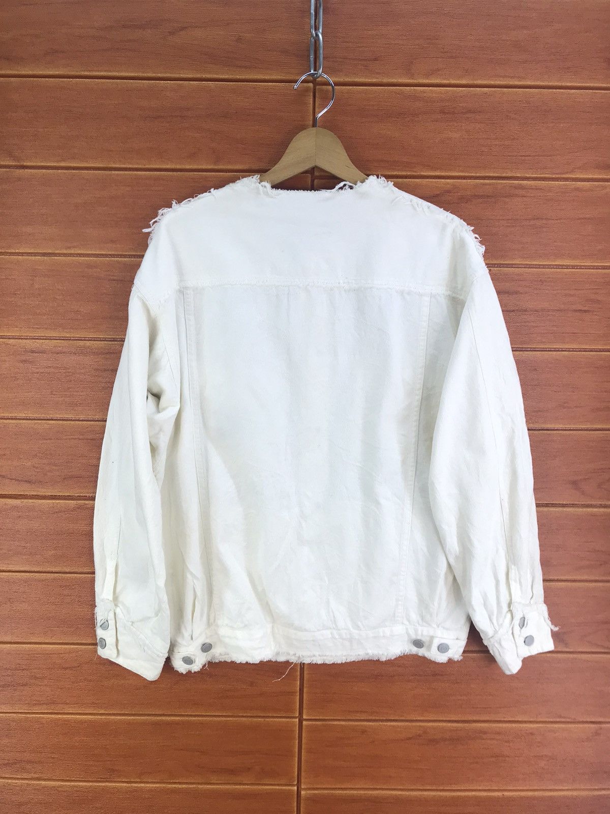 Iroquois Japan Iroquois Japan Neckless Denim Jacket Size US M / EU 48-50 / 2 - 6 Thumbnail