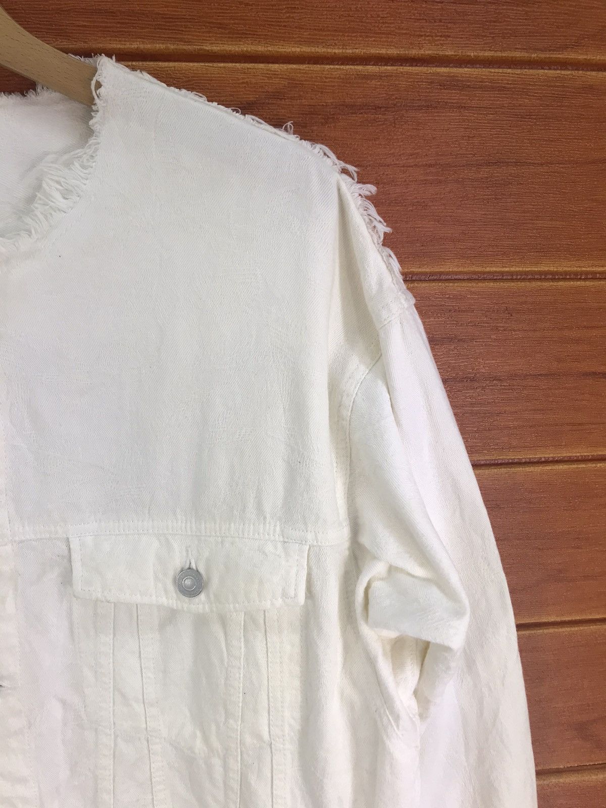 Iroquois Japan Iroquois Japan Neckless Denim Jacket Size US M / EU 48-50 / 2 - 3 Thumbnail
