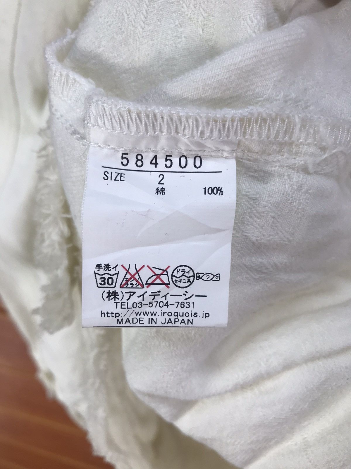 Iroquois Japan Iroquois Japan Neckless Denim Jacket Size US M / EU 48-50 / 2 - 12 Thumbnail