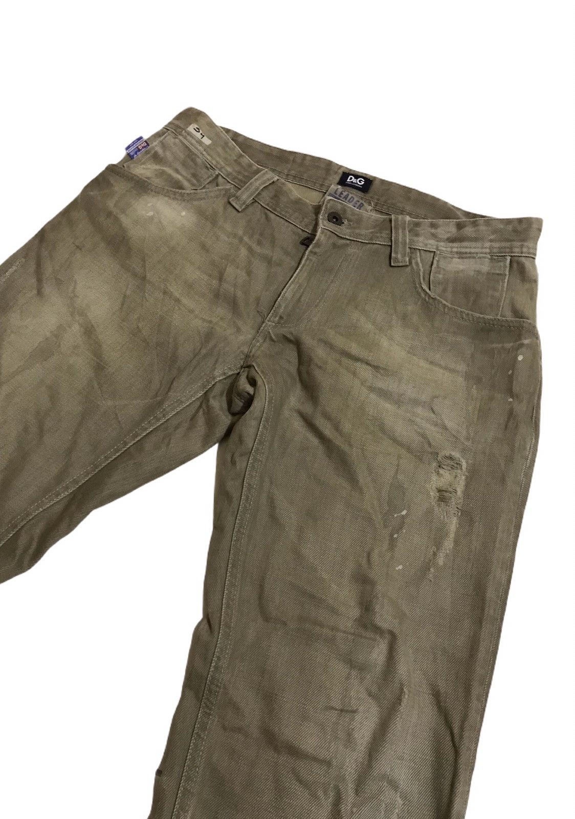 Dolce & Gabbana Distressed Denim Jeans by Dolce & Gabbana Size US 34 / EU 50 - 2 Thumbnail