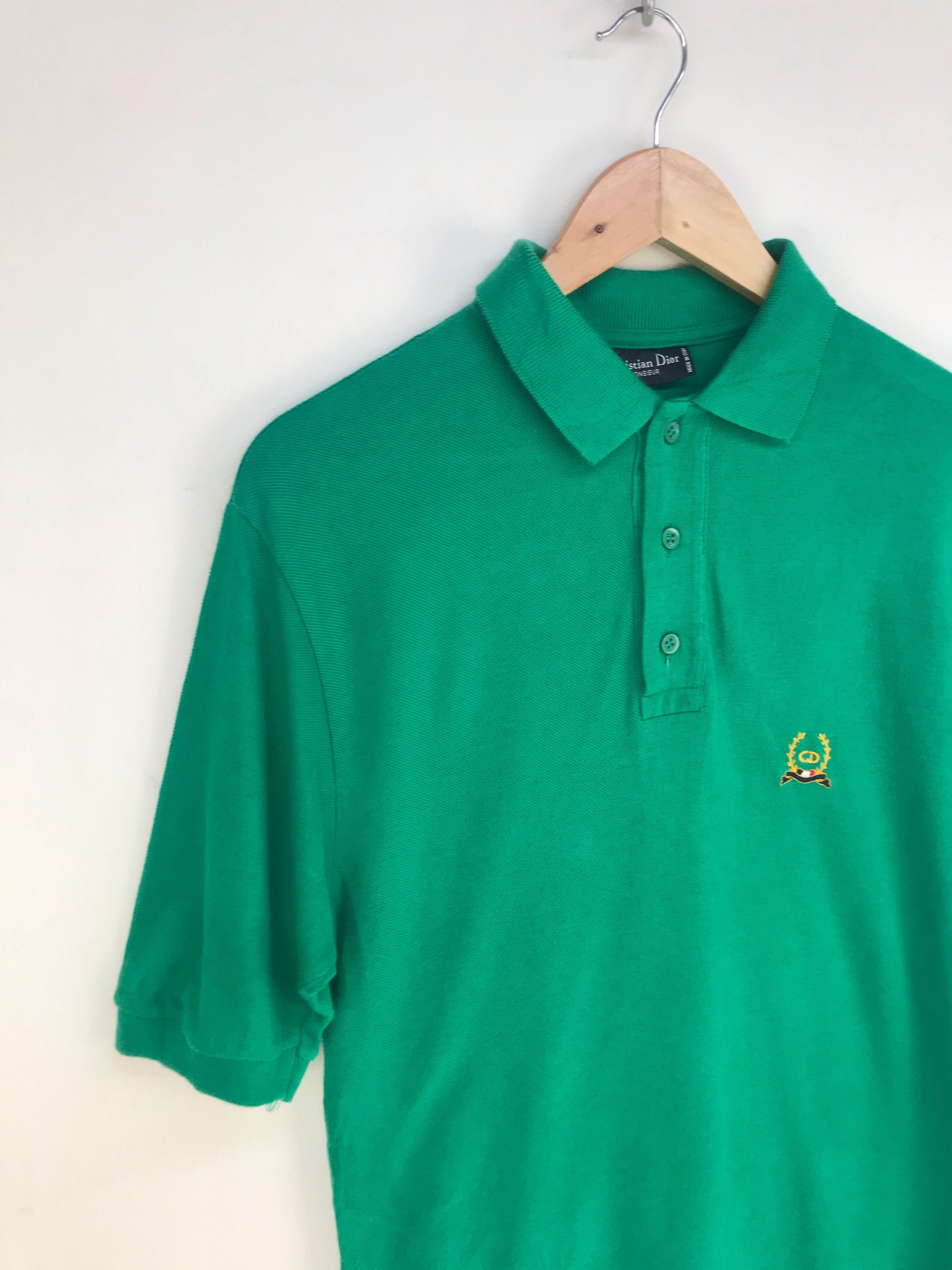 Christian Dior Monsieur Vintage 90s CHRISTIAN DIOR Monsieur Italy Polo Shirt Size US M / EU 48-50 / 2 - 3 Thumbnail