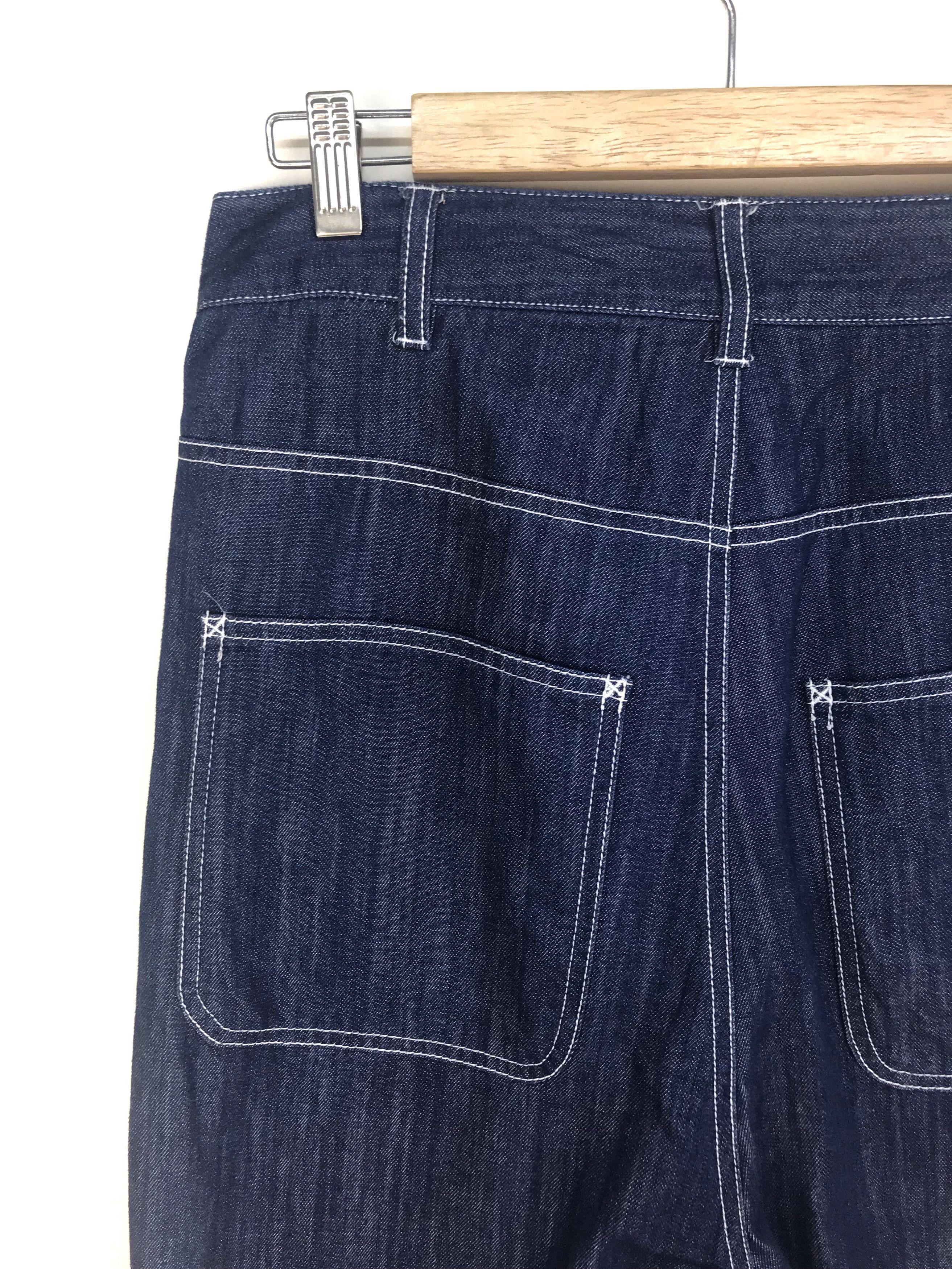 Comme des Garcons × Undercover Japanese Brand HARE Drop Crotch Denim Jeans Size US 31 - 9 Thumbnail