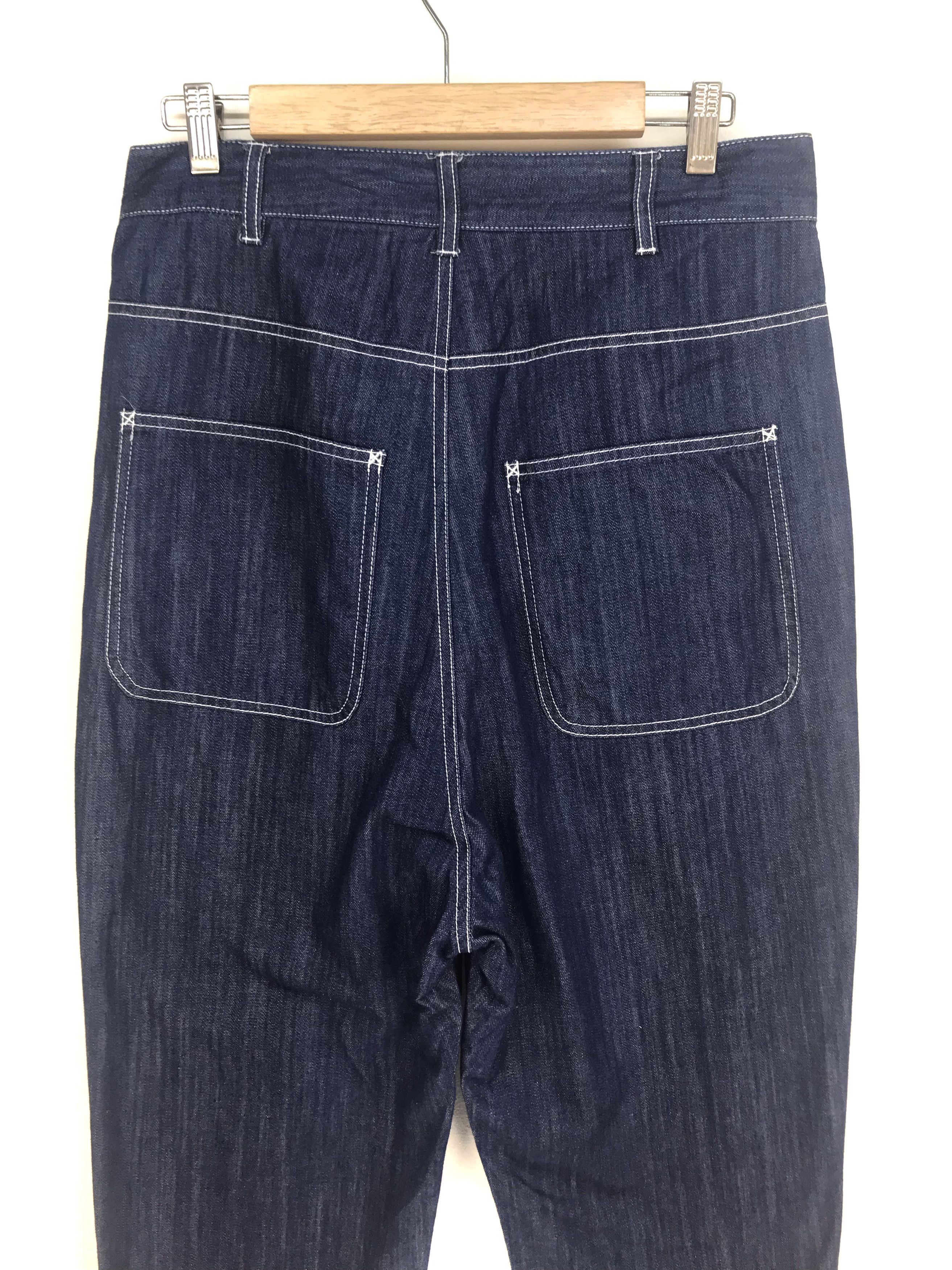 Comme des Garcons × Undercover Japanese Brand HARE Drop Crotch Denim Jeans Size US 31 - 11 Thumbnail