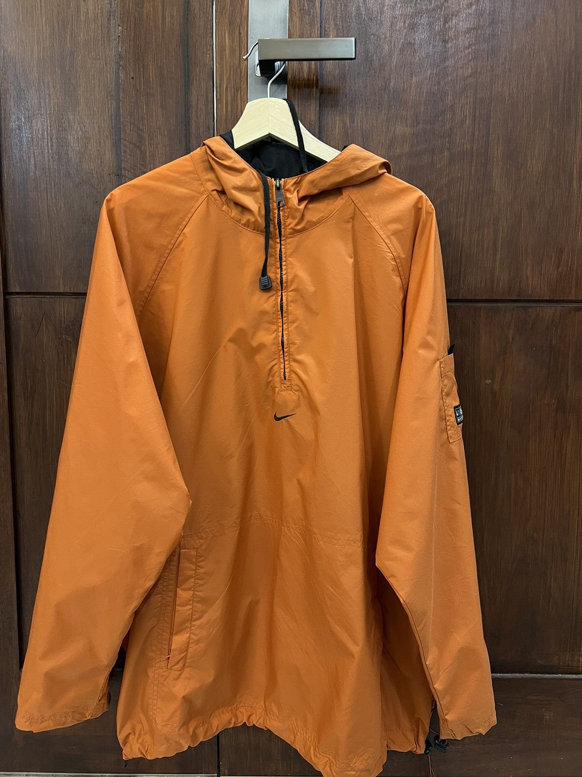 Nike × Vintage Nike Small Swoosh Center Windbreakers Jacket Size US XL / EU 56 / 4 - 1 Thumbnail