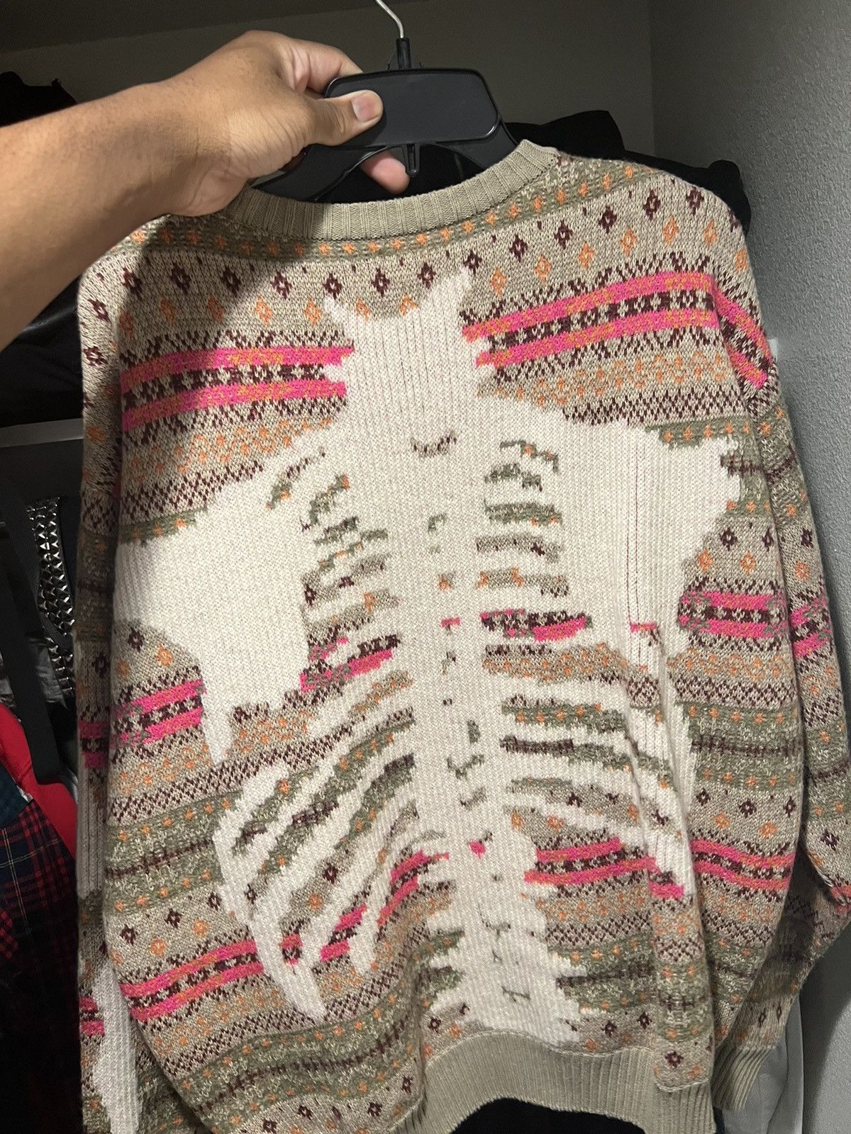 Kapital × Kapital Kountry BONE 5G Skeleton Knit Sweater