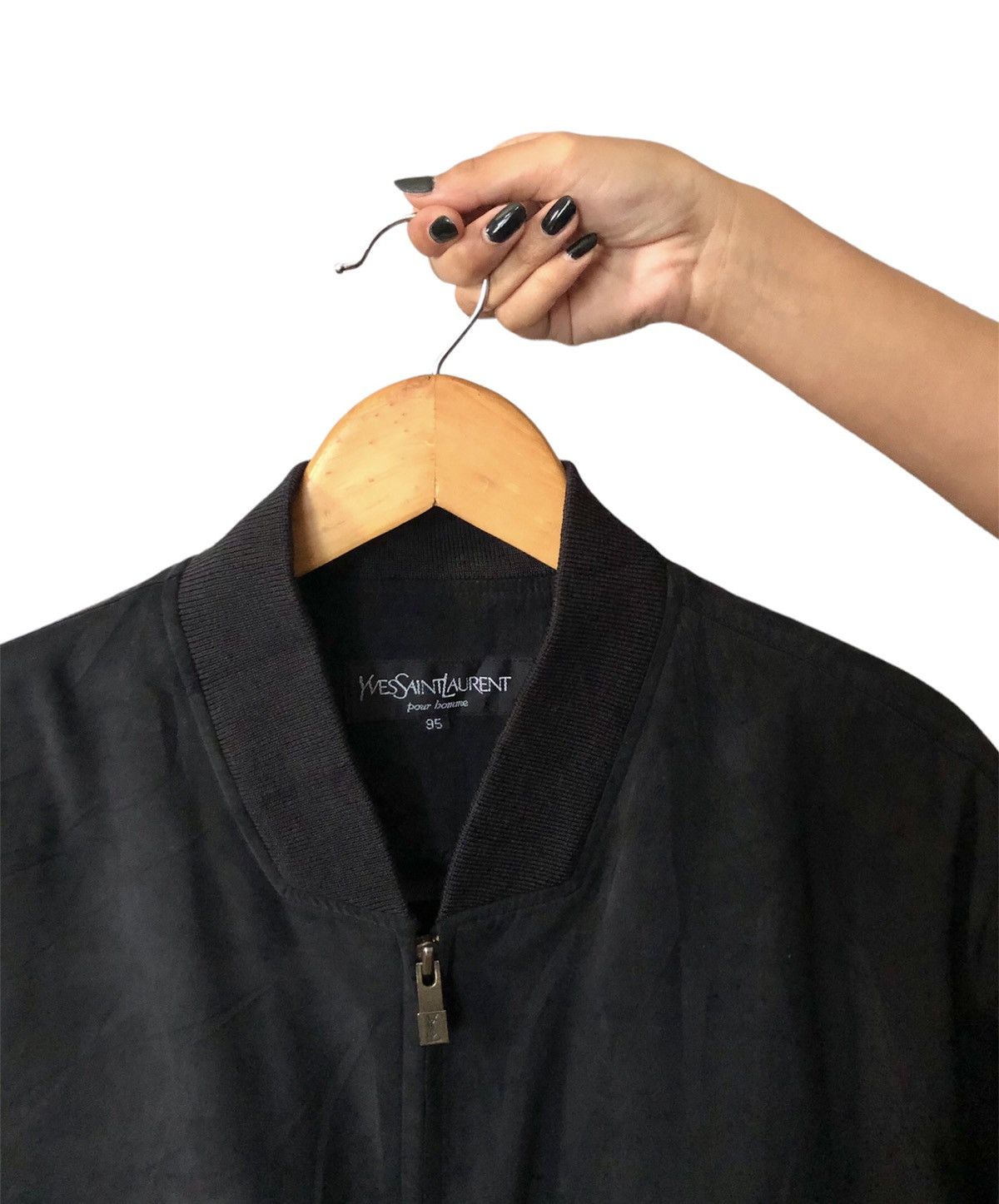 Vintage ysl bomber jacket velvet