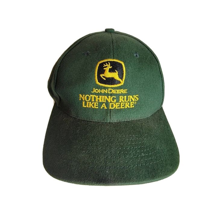 John Deere John Deere Nothing Runs Like A Deere Hat Cap Snapback KC ...