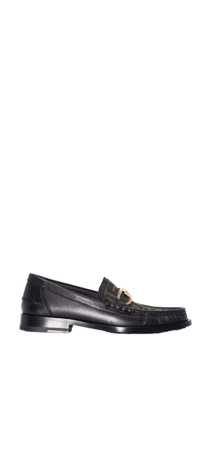 Fendi O'lock Leather loafers