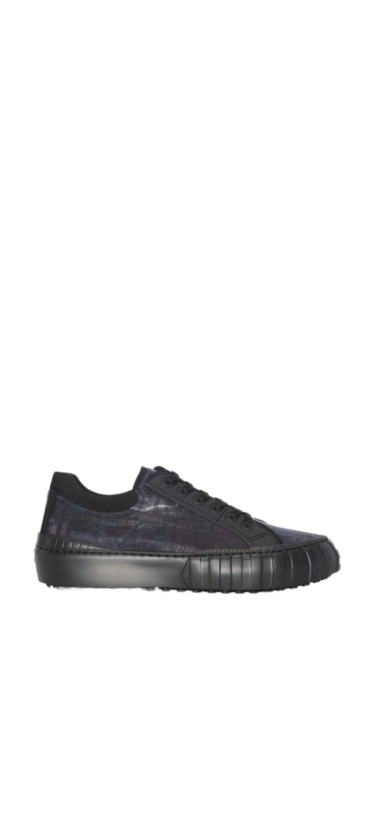 Fendi FF Logo Print Low Top Sneakers