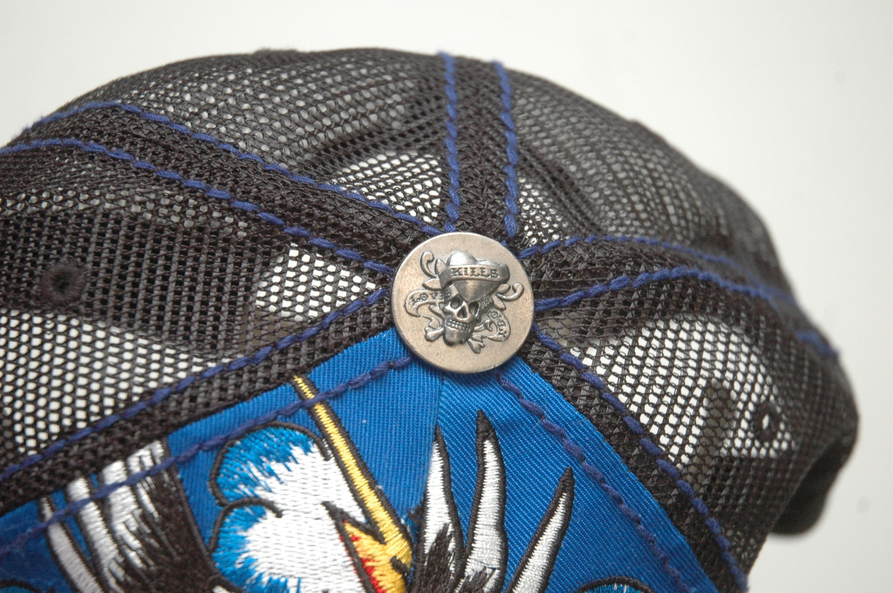 Ed Hardy NWT Ed Hardy Christian Audigier 77 Tattoo Eagle Cap Size ONE SIZE - 11 Thumbnail
